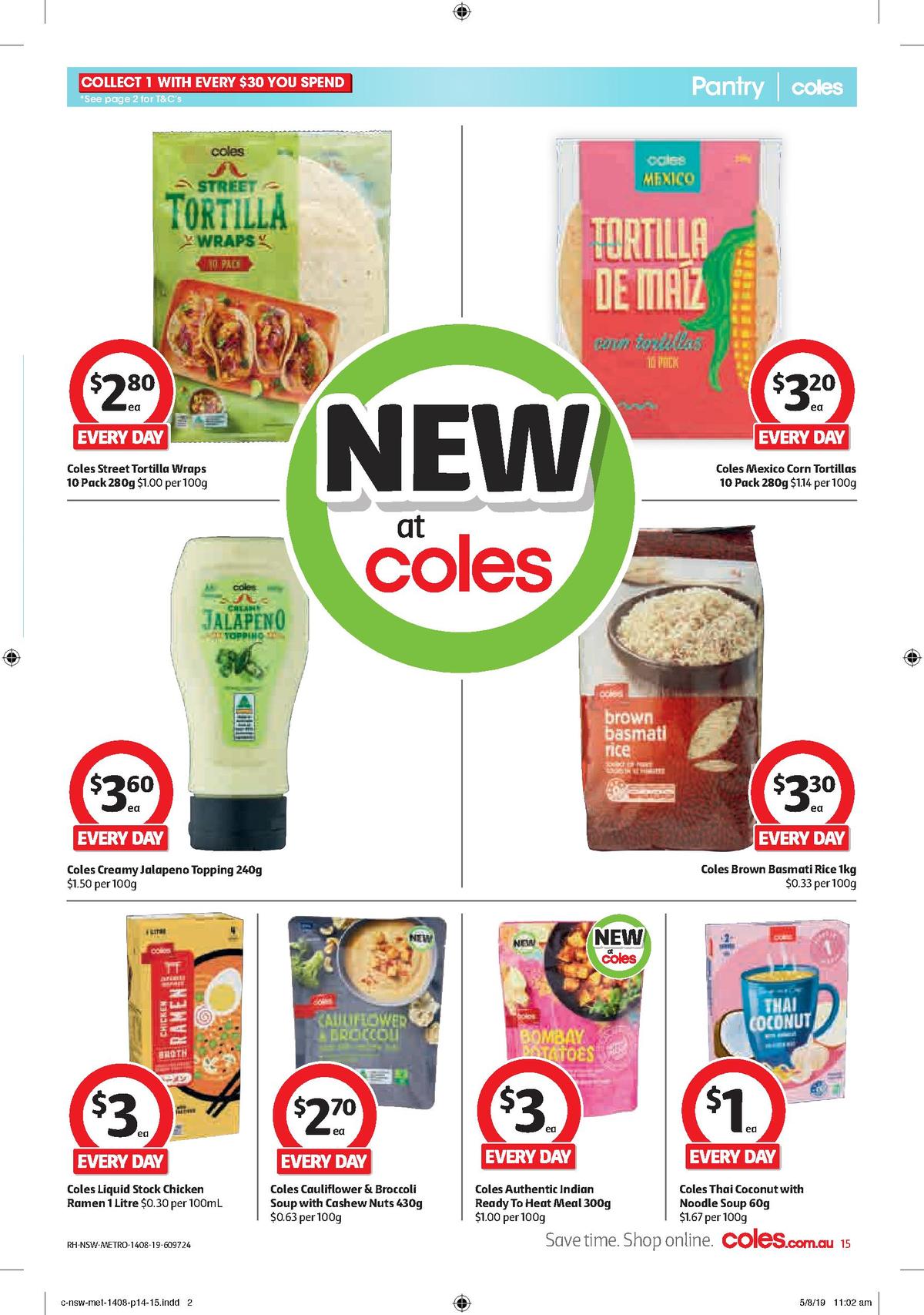 Coles Catalogues from 14 August