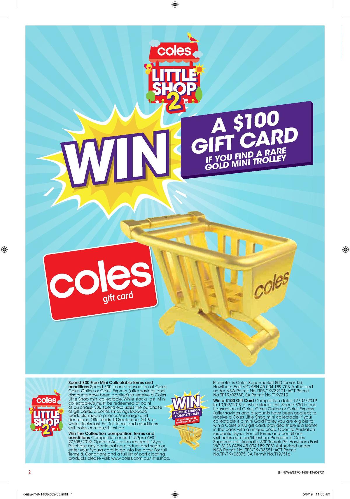 Coles Catalogues from 14 August
