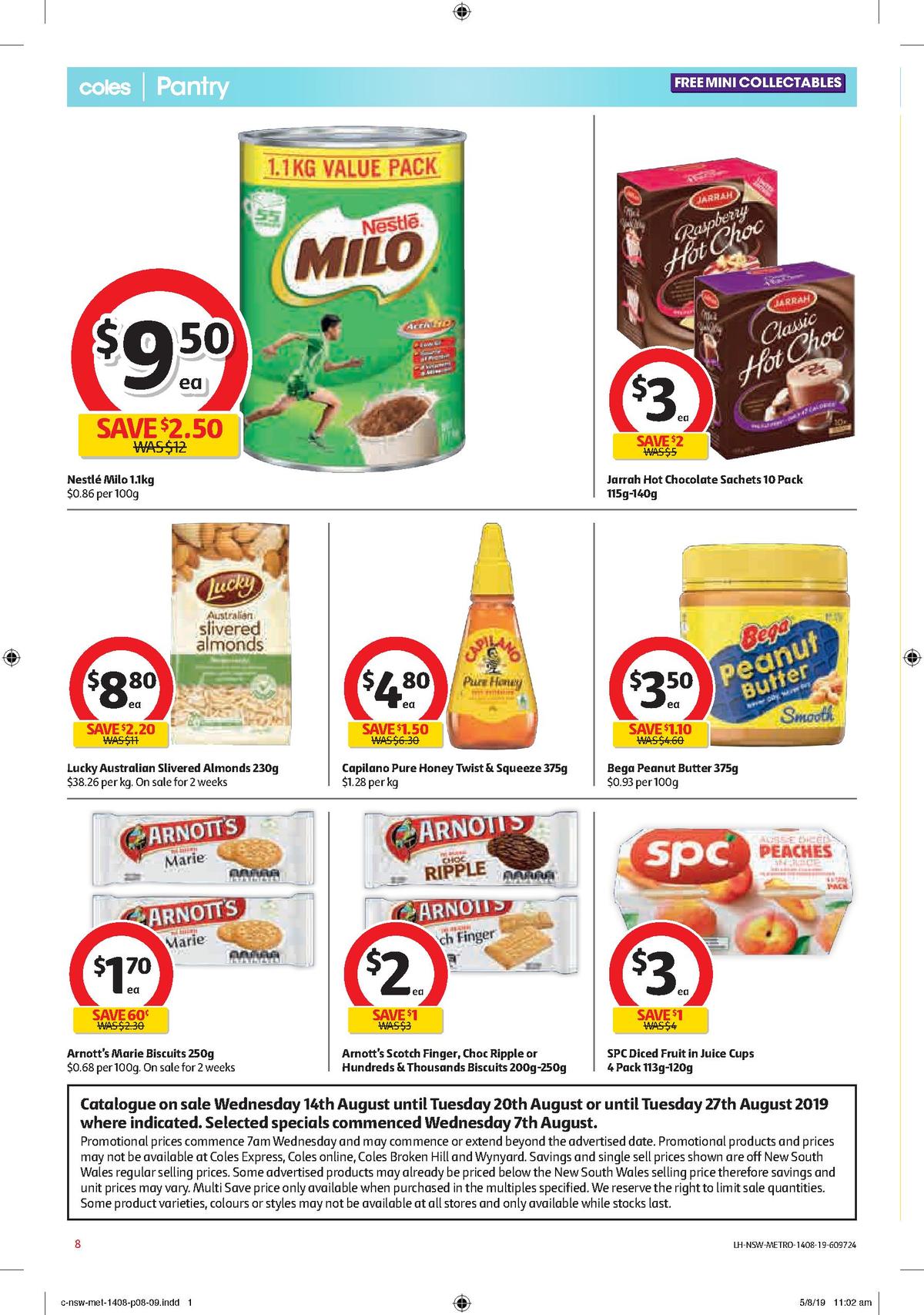 Coles Catalogues from 14 August