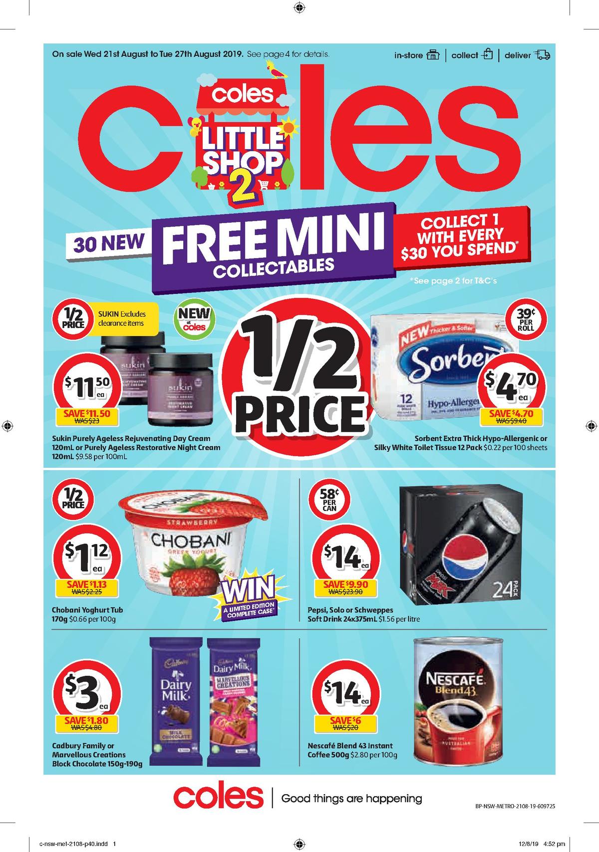 Coles Catalogues from 21 August