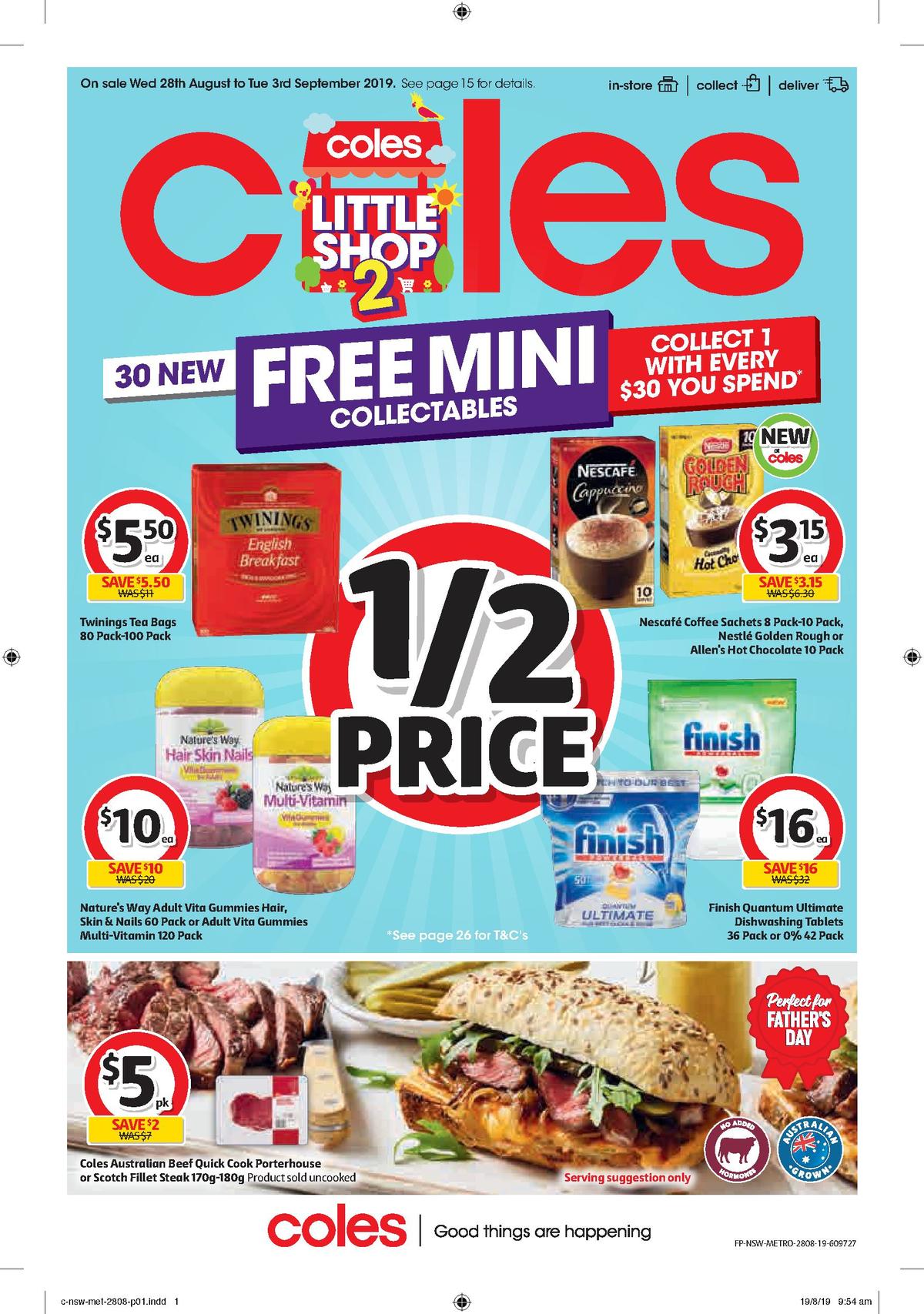 Coles Catalogues from 28 August