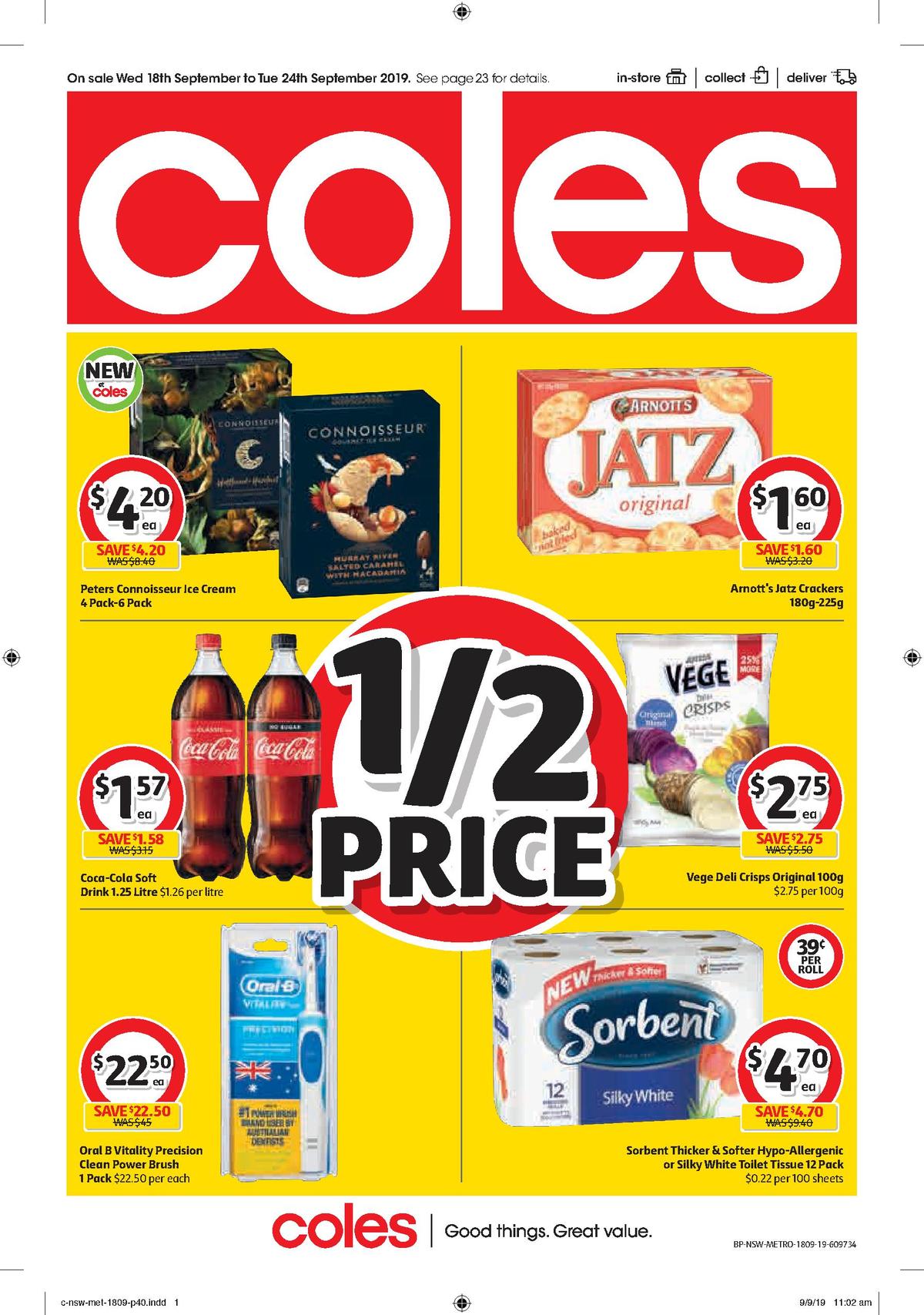 Coles Catalogues from 18 September