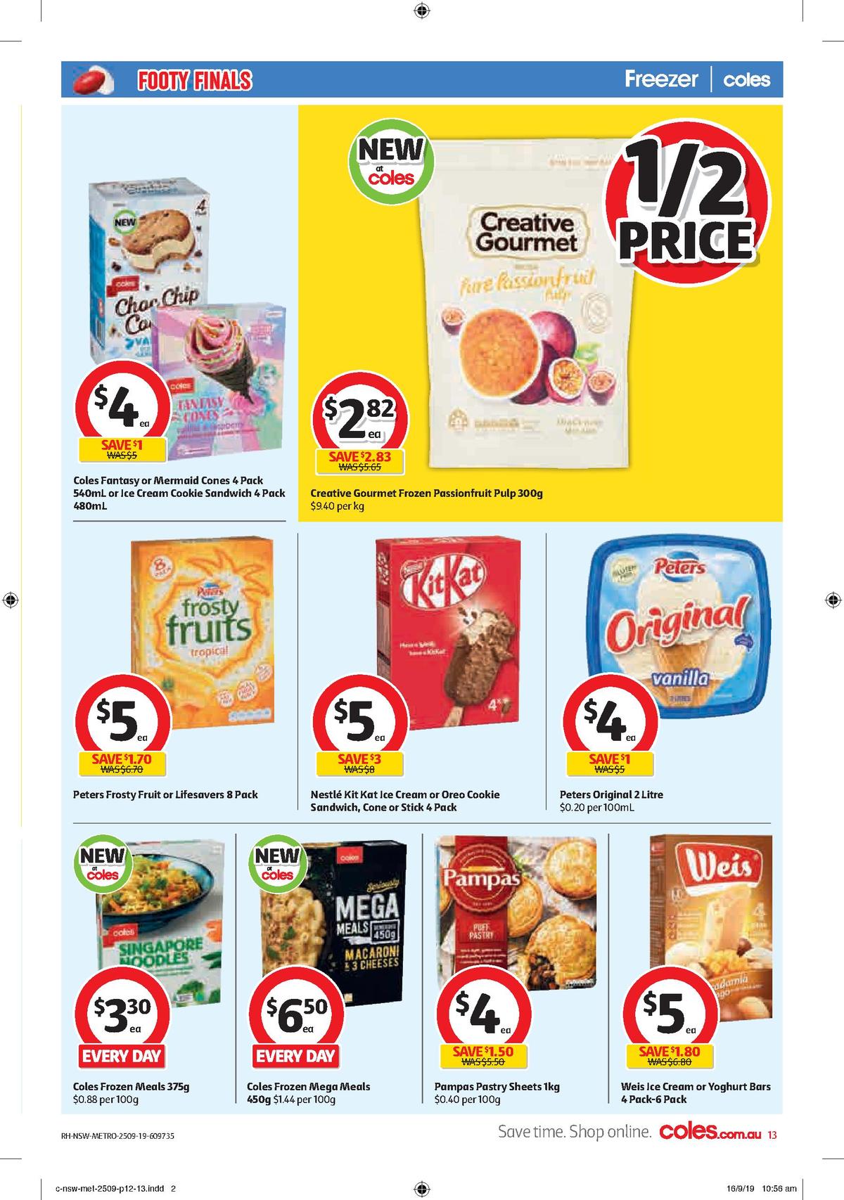 Coles Catalogues from 25 September