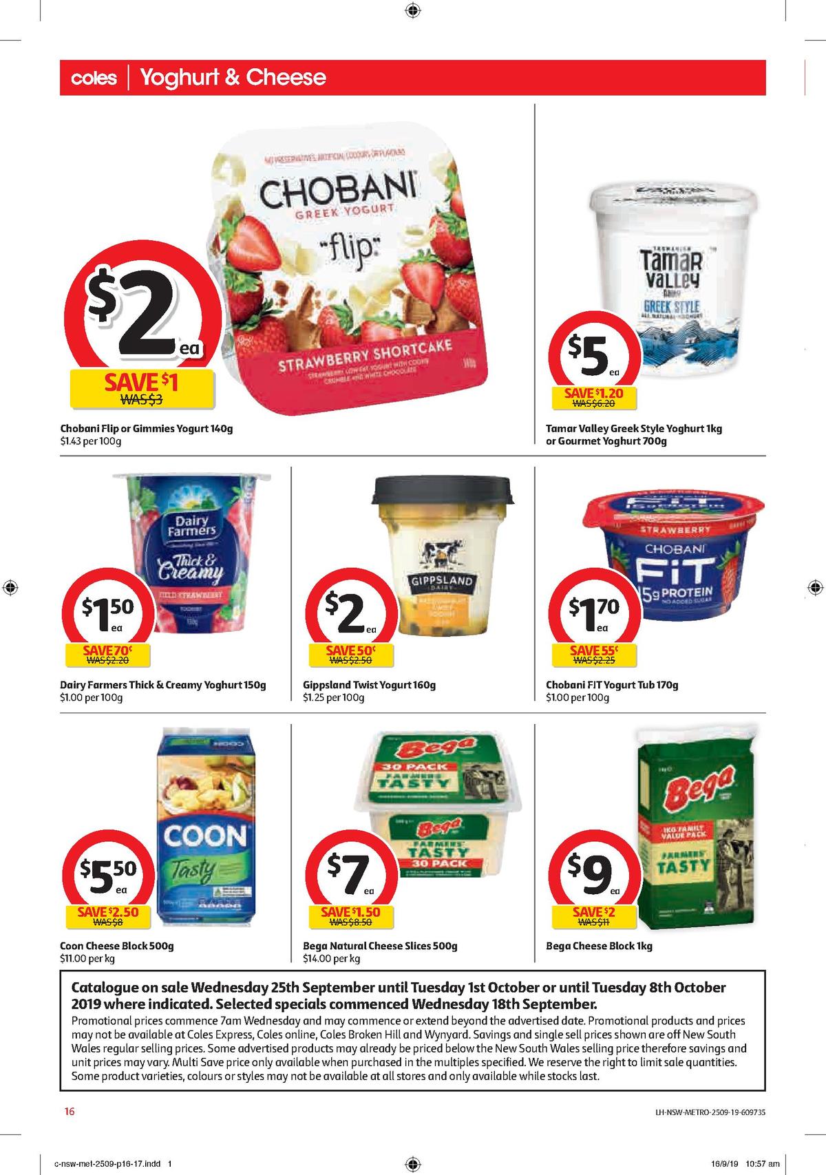Coles Catalogues from 25 September