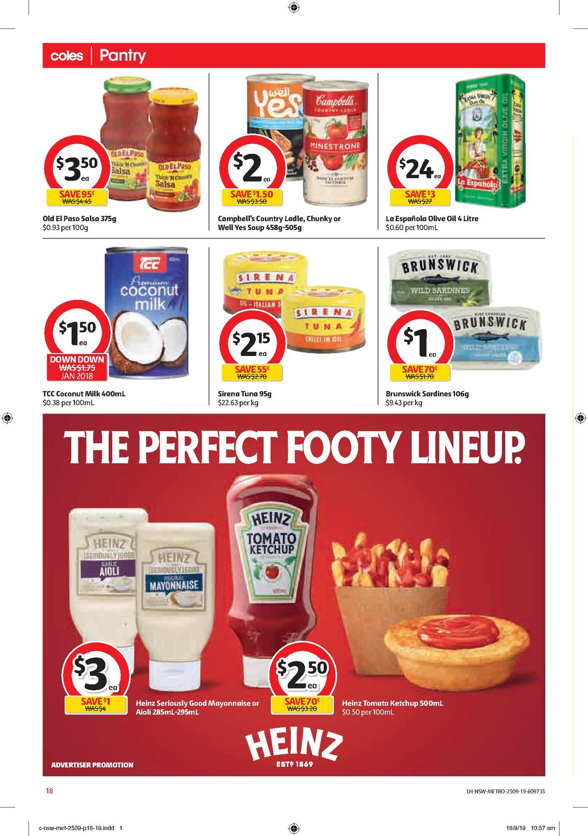 Coles Catalogues from 25 September
