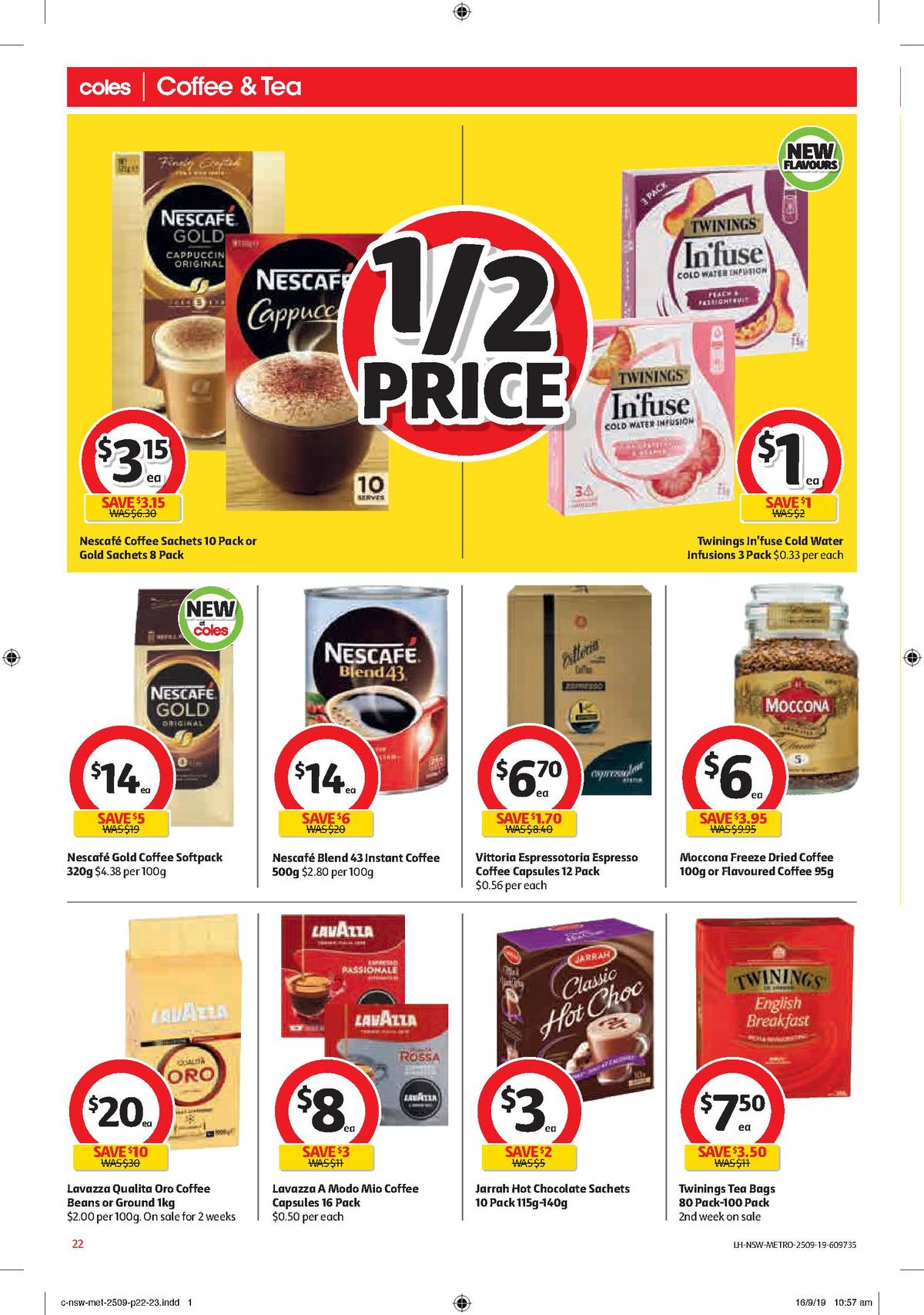 Coles Catalogues from 25 September