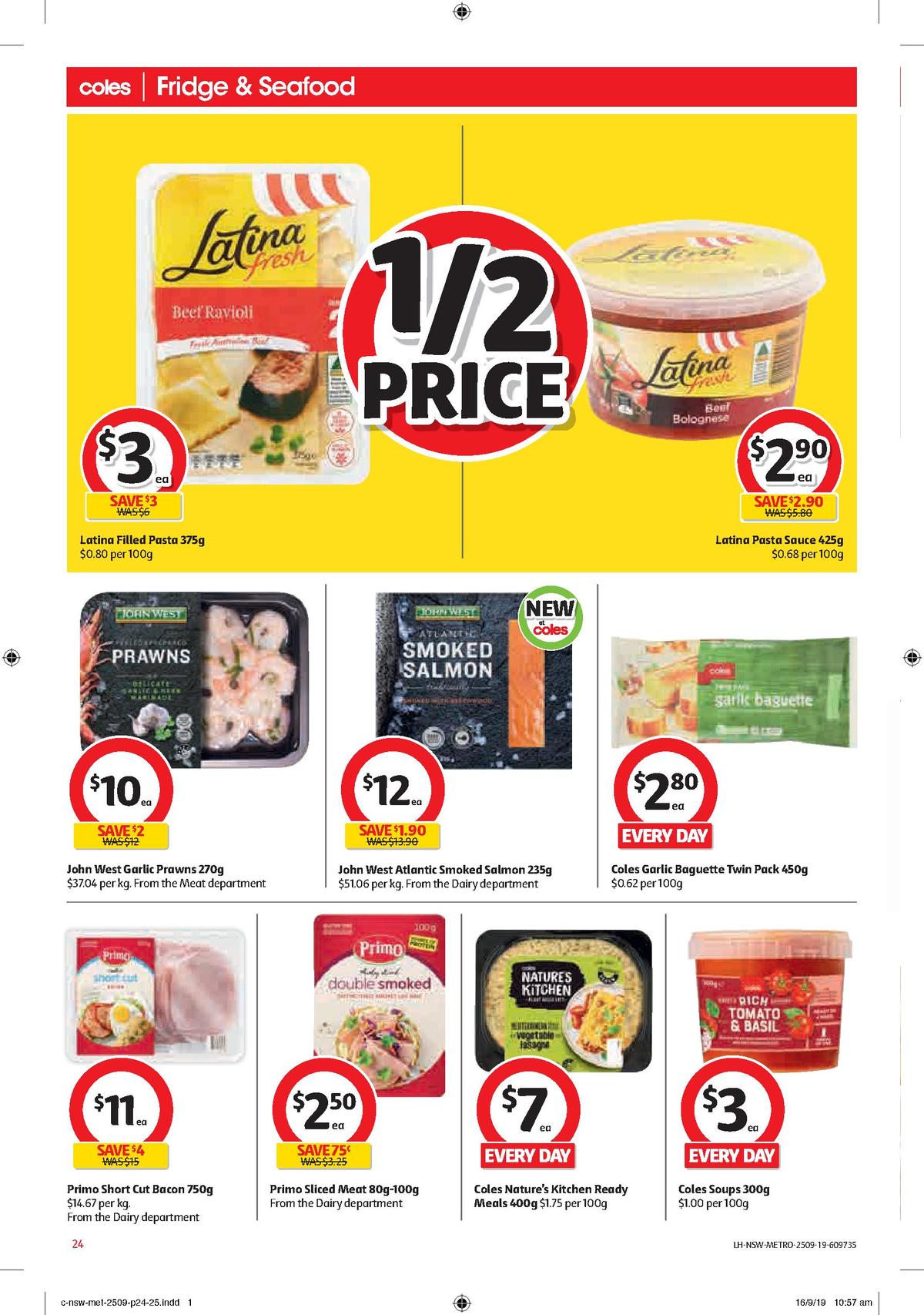 Coles Catalogues from 25 September