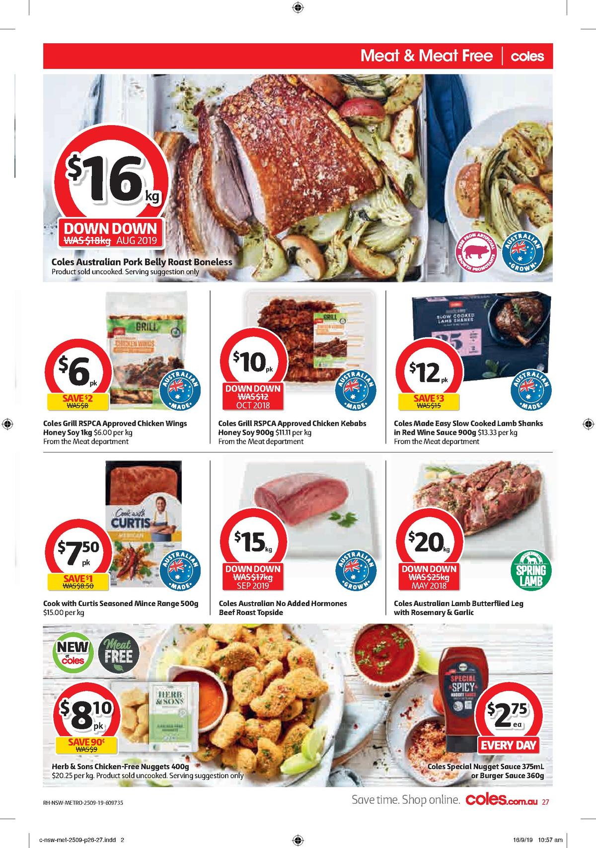 Coles Catalogues from 25 September