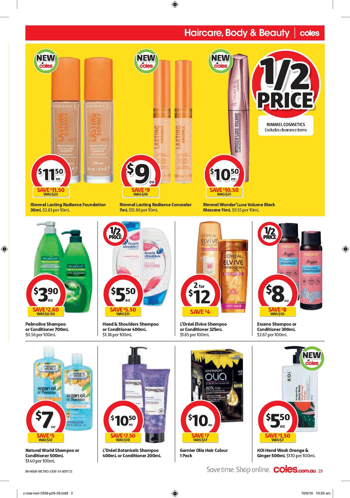 Coles Catalogues from 25 September