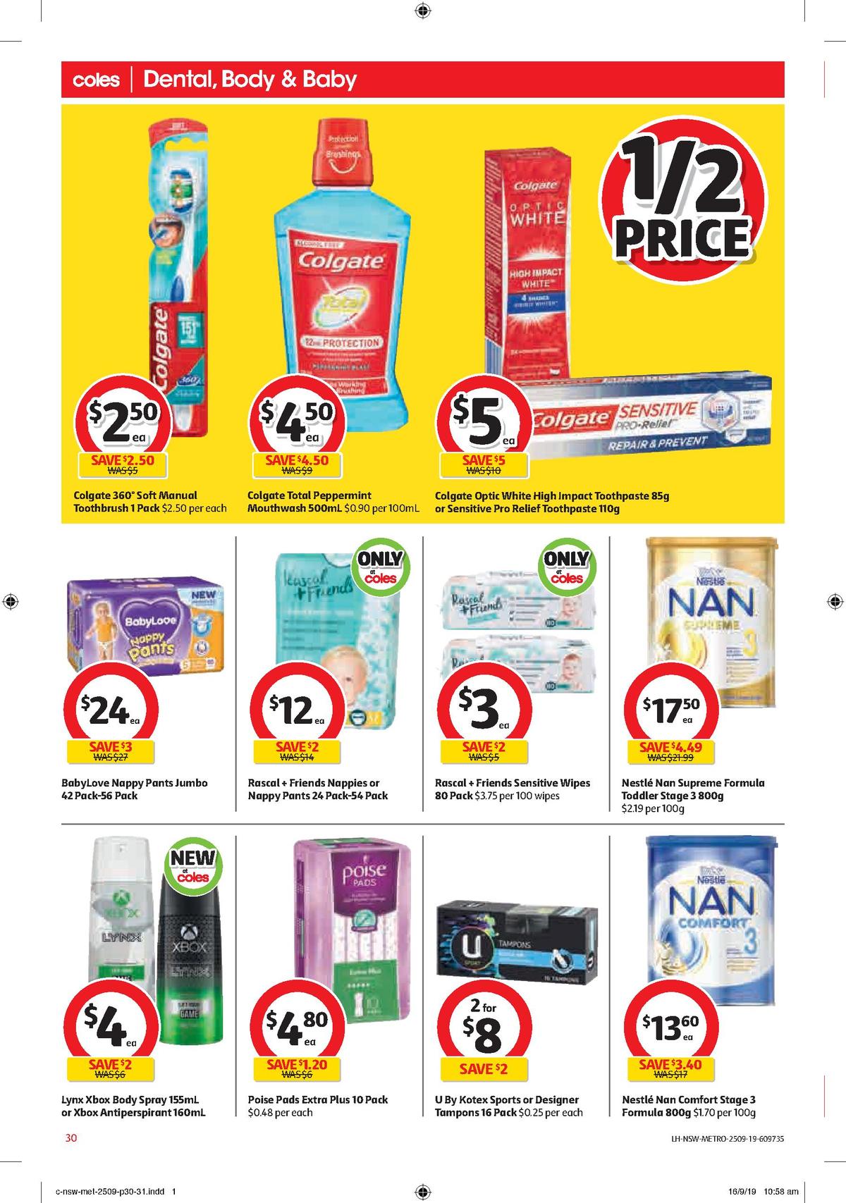 Coles Catalogues from 25 September