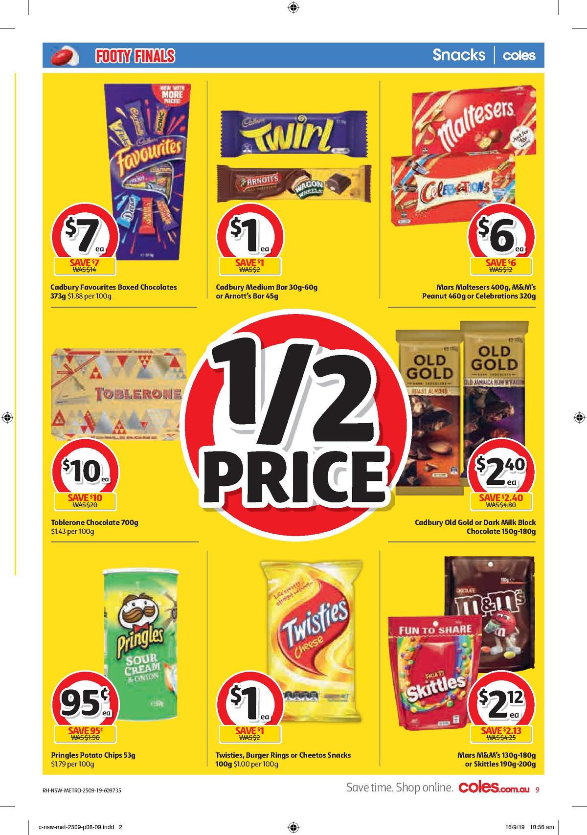 Coles Catalogues from 25 September