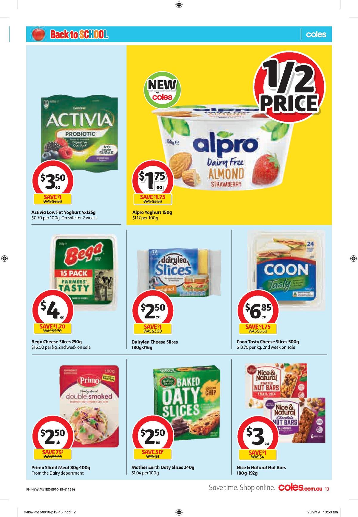 Coles Catalogues from 9 October
