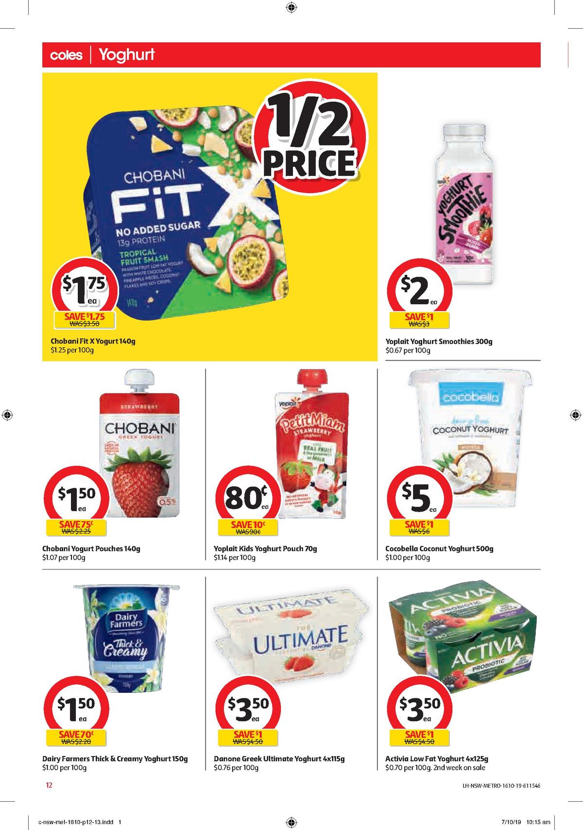 Coles Catalogues from 16 October