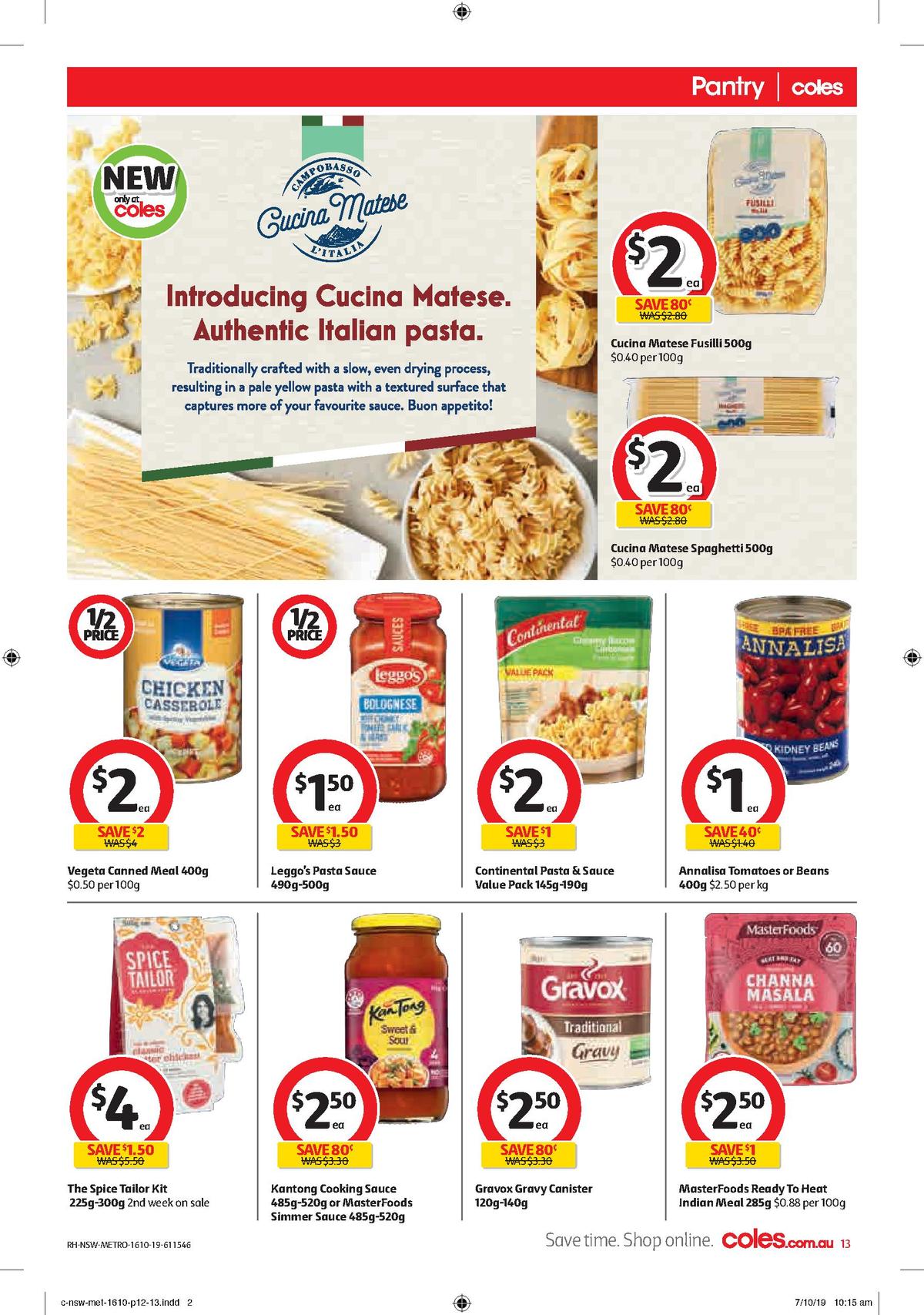 Coles Catalogues from 16 October