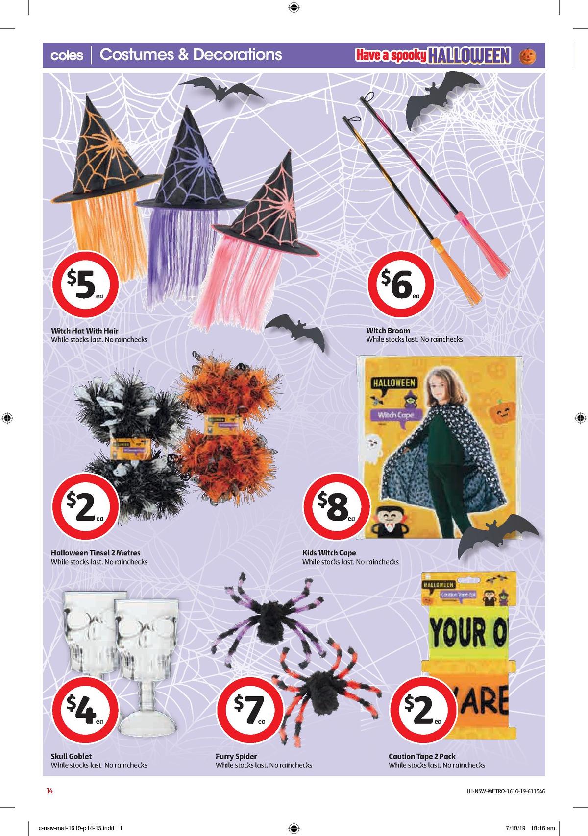 Coles Catalogues from 16 October