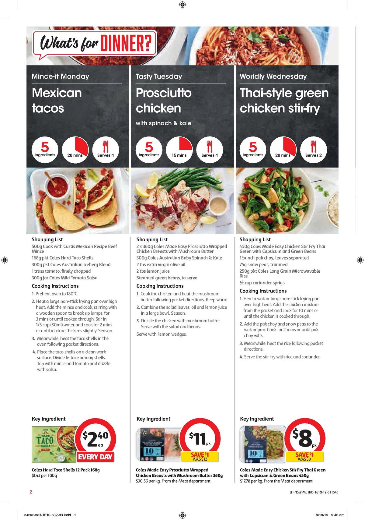 Coles Catalogues from 16 October