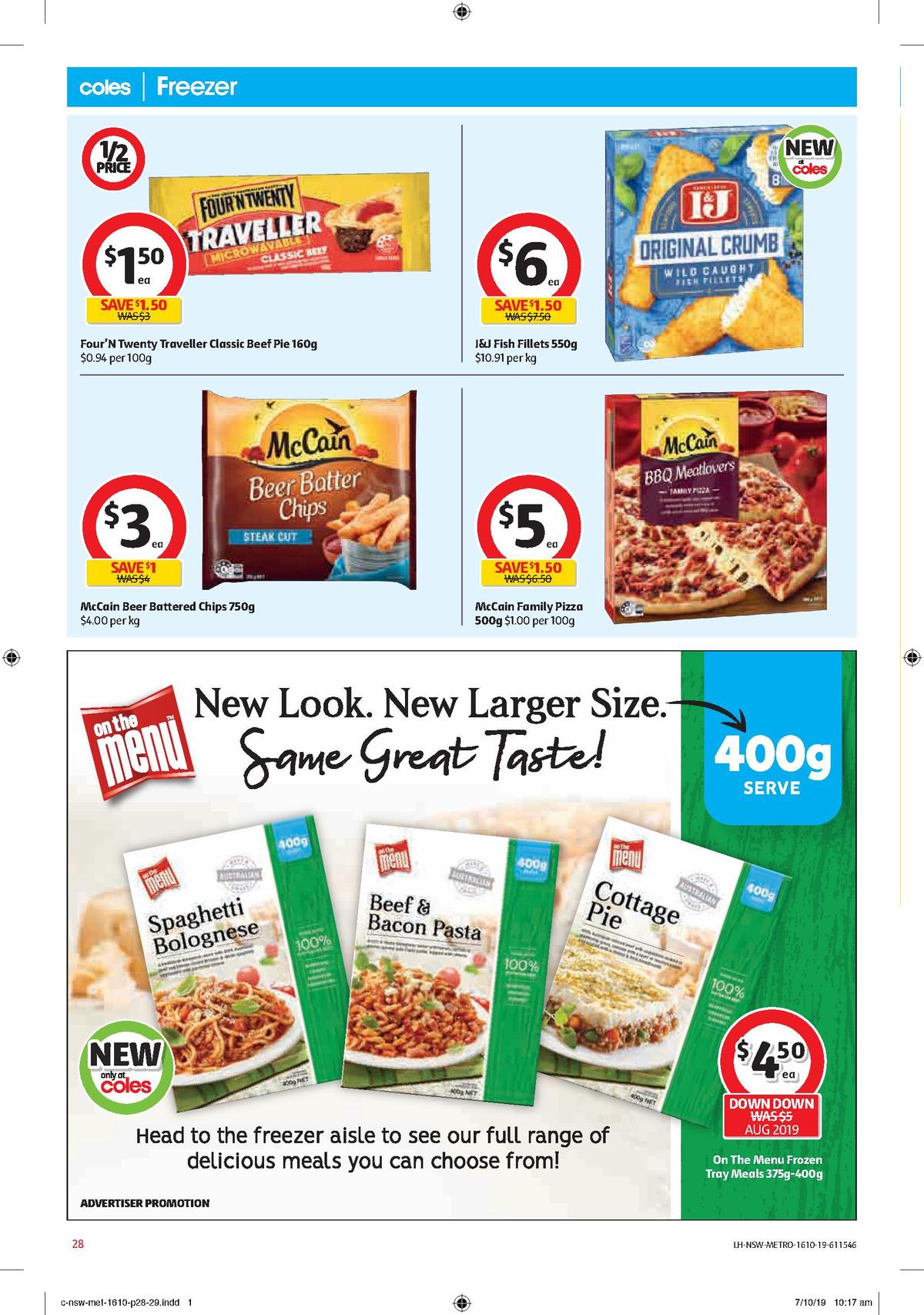 Coles Catalogues from 16 October