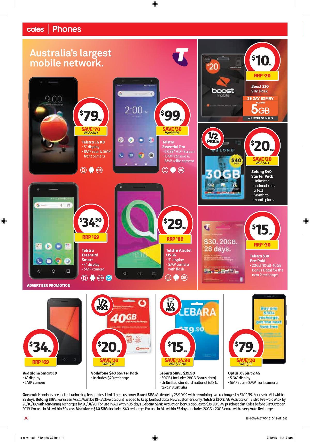 Coles Catalogues from 16 October