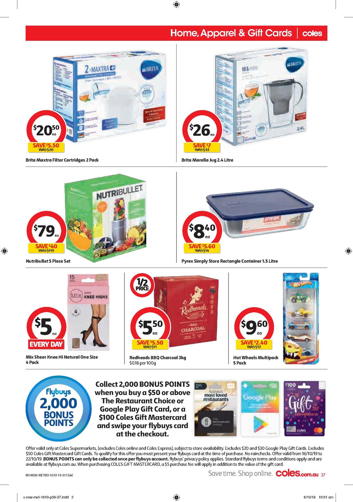 Coles Catalogues from 16 October
