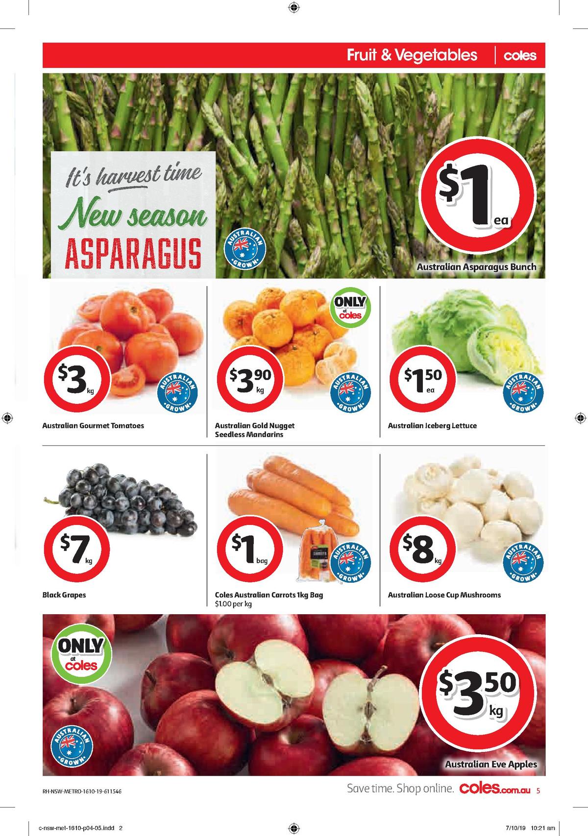 Coles Catalogues from 16 October