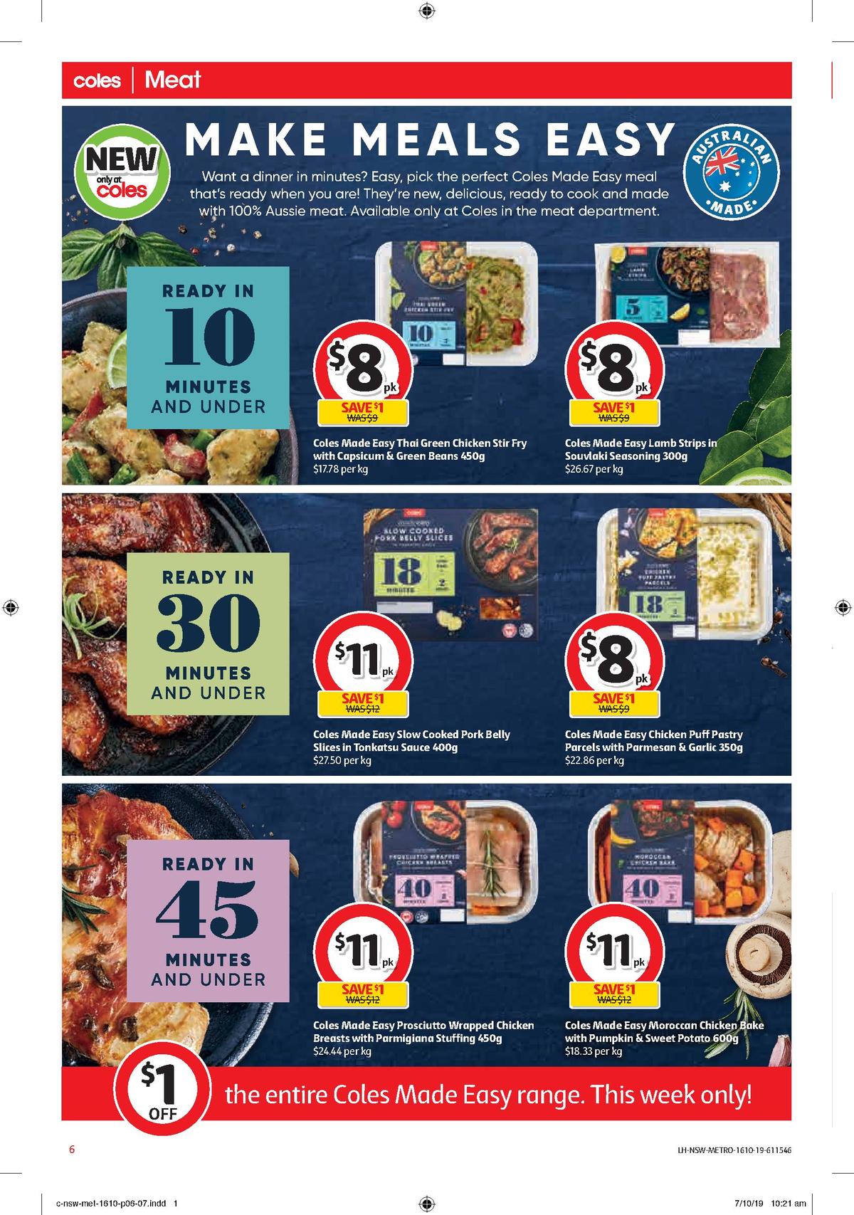 Coles Catalogues from 16 October