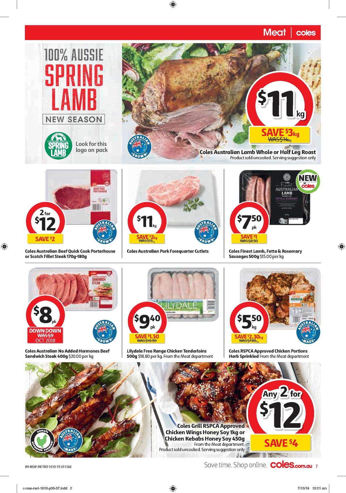 Coles Catalogues from 16 October
