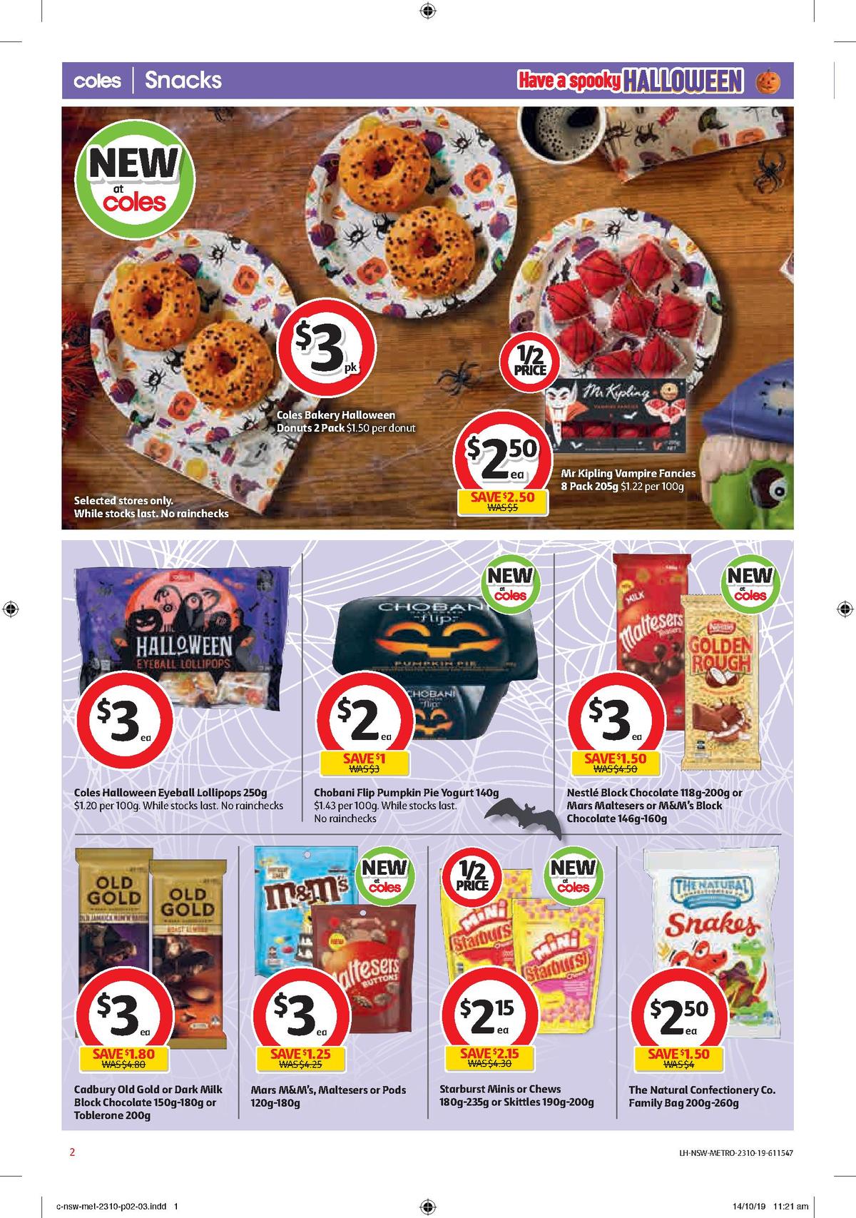 Coles Catalogues from 23 October