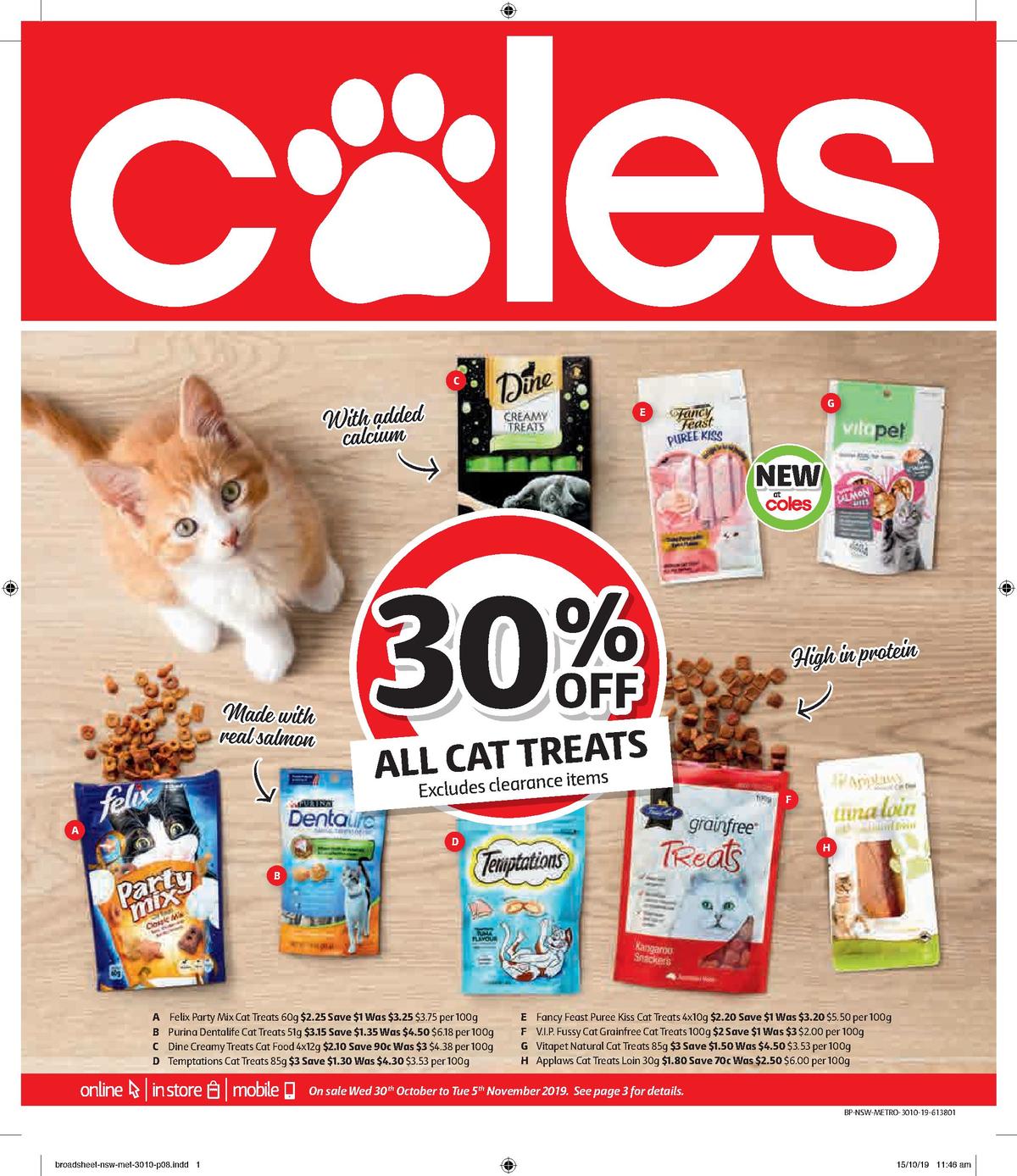Coles Pet Catalogue Catalogues from 30 October