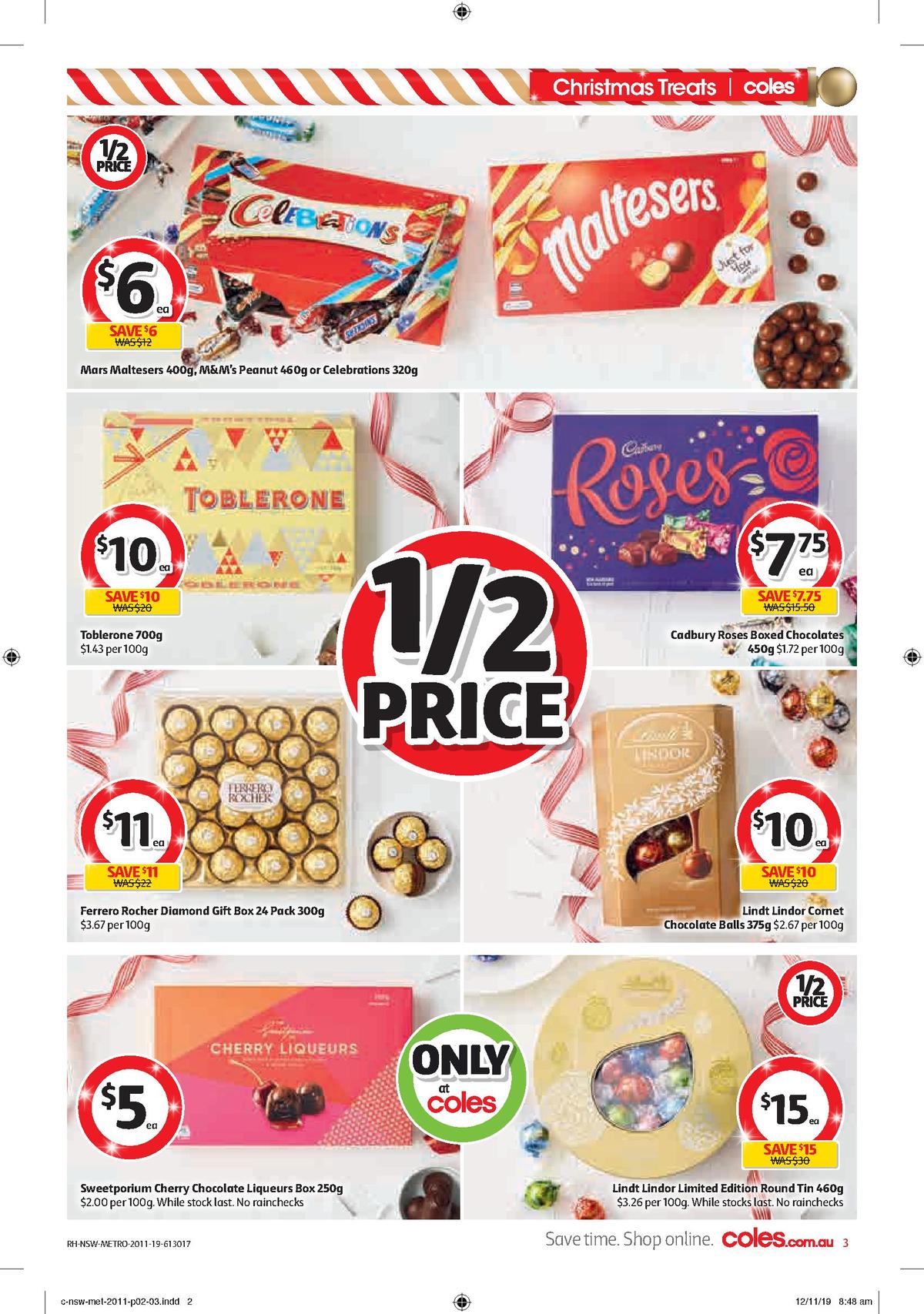 Coles Catalogues from 20 November