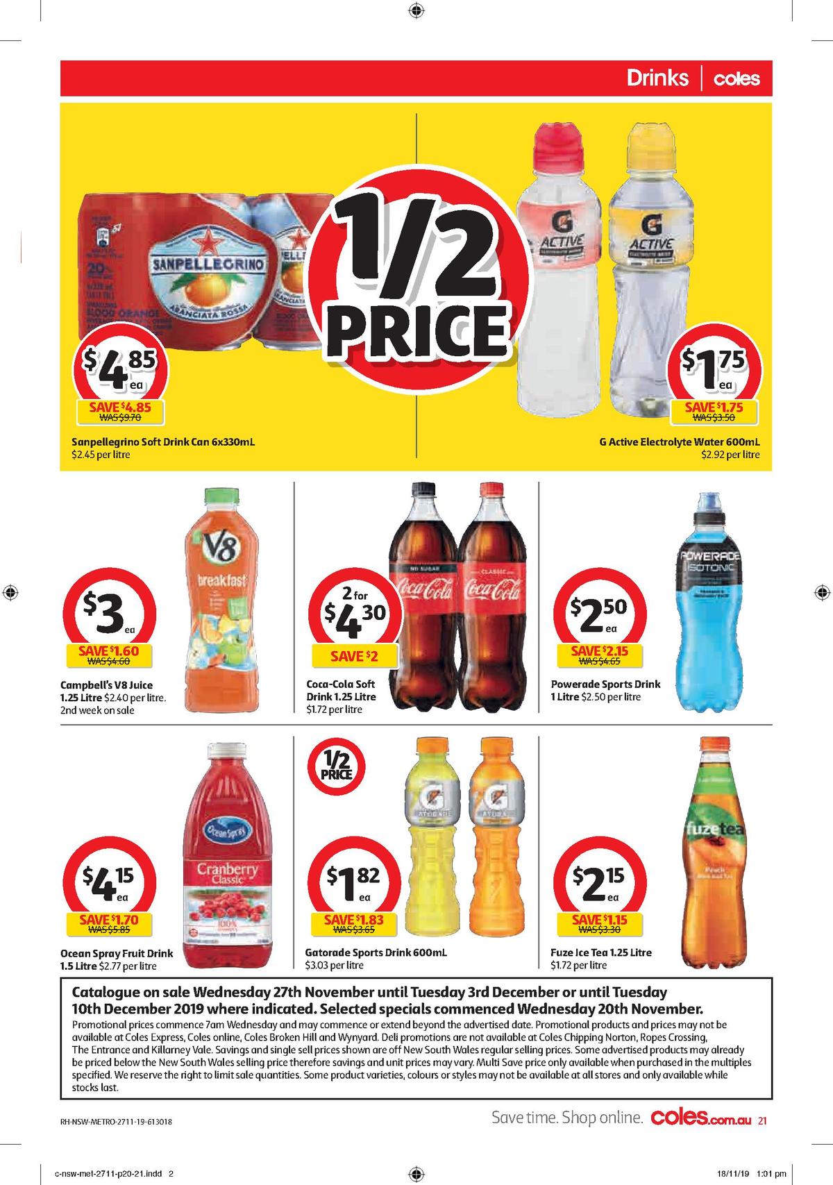 Coles Catalogues from 27 November