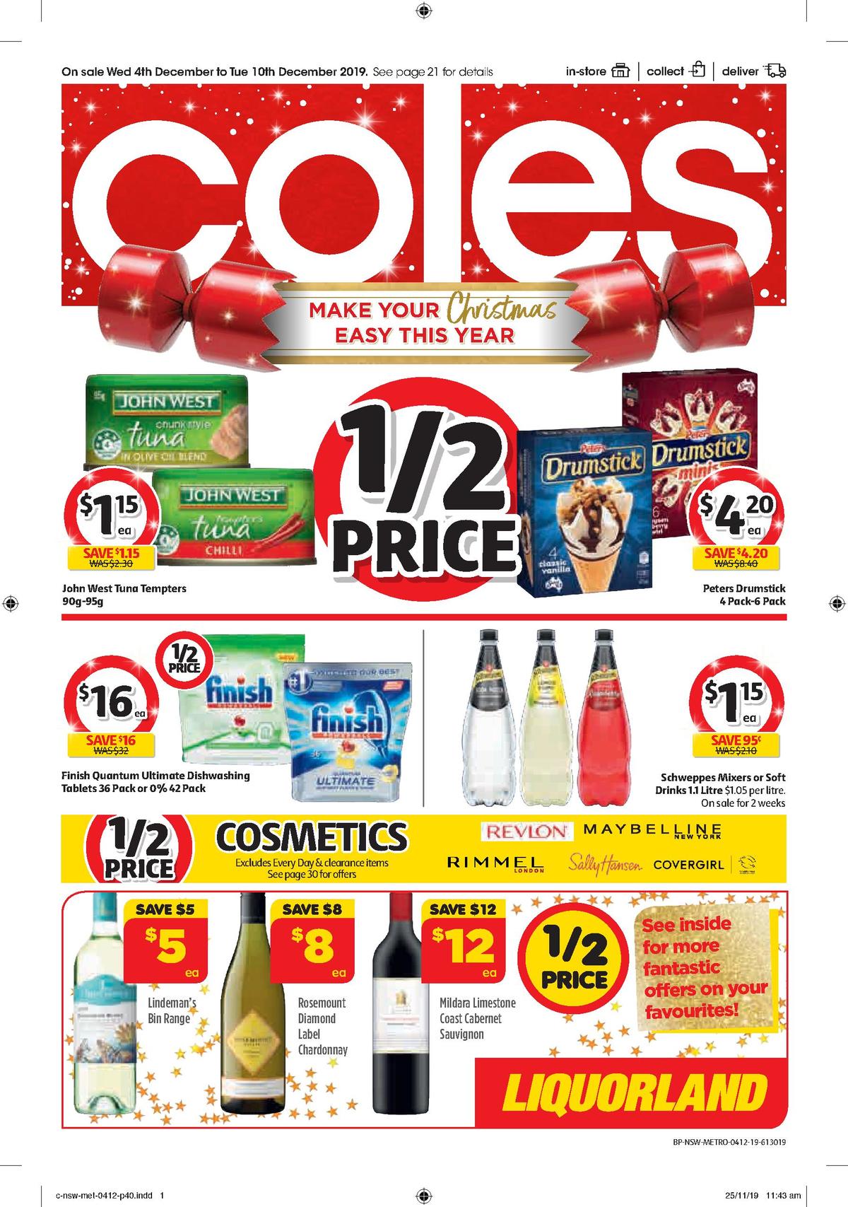 Coles Catalogues from 4 December