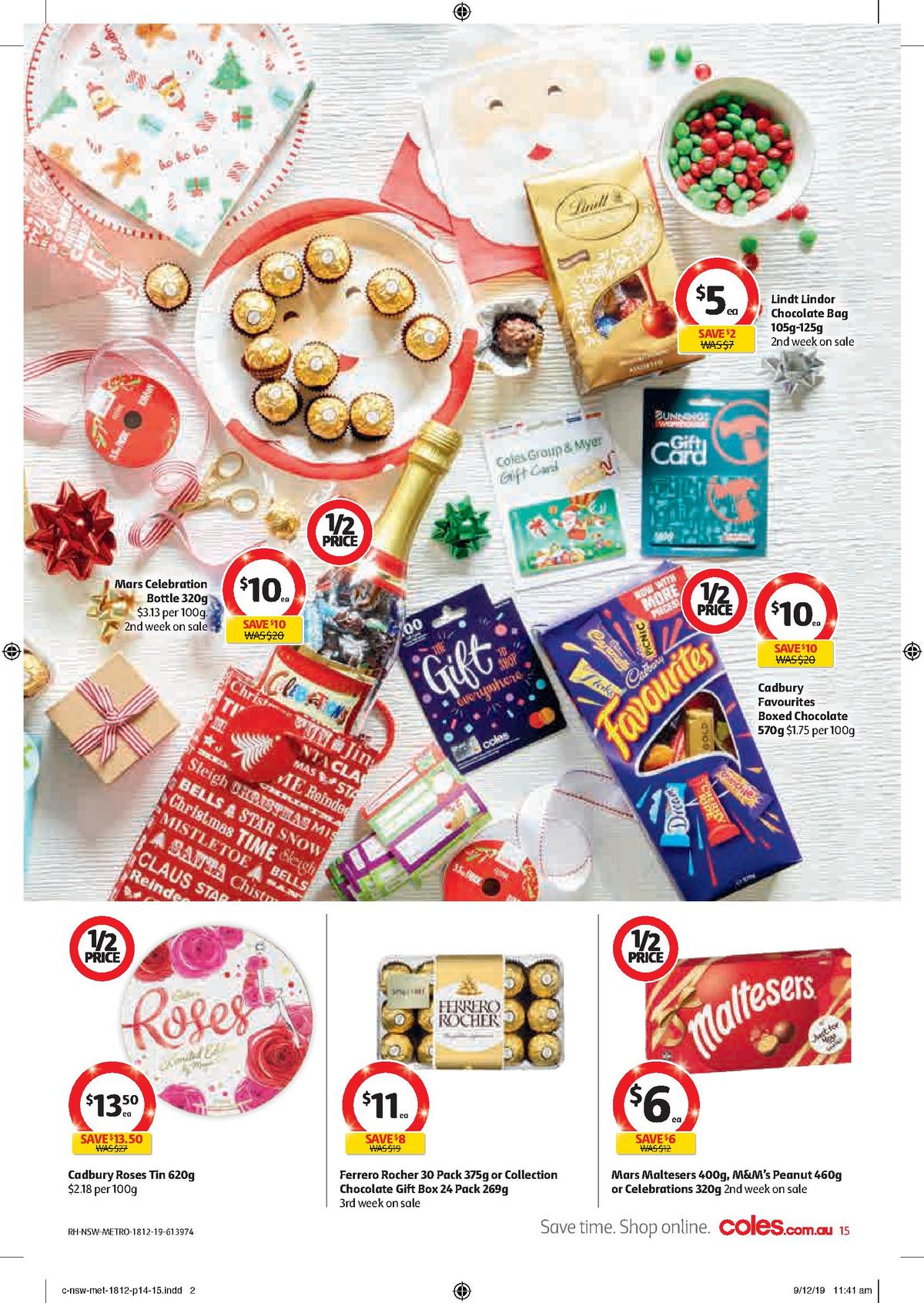 Coles Catalogues from 18 December