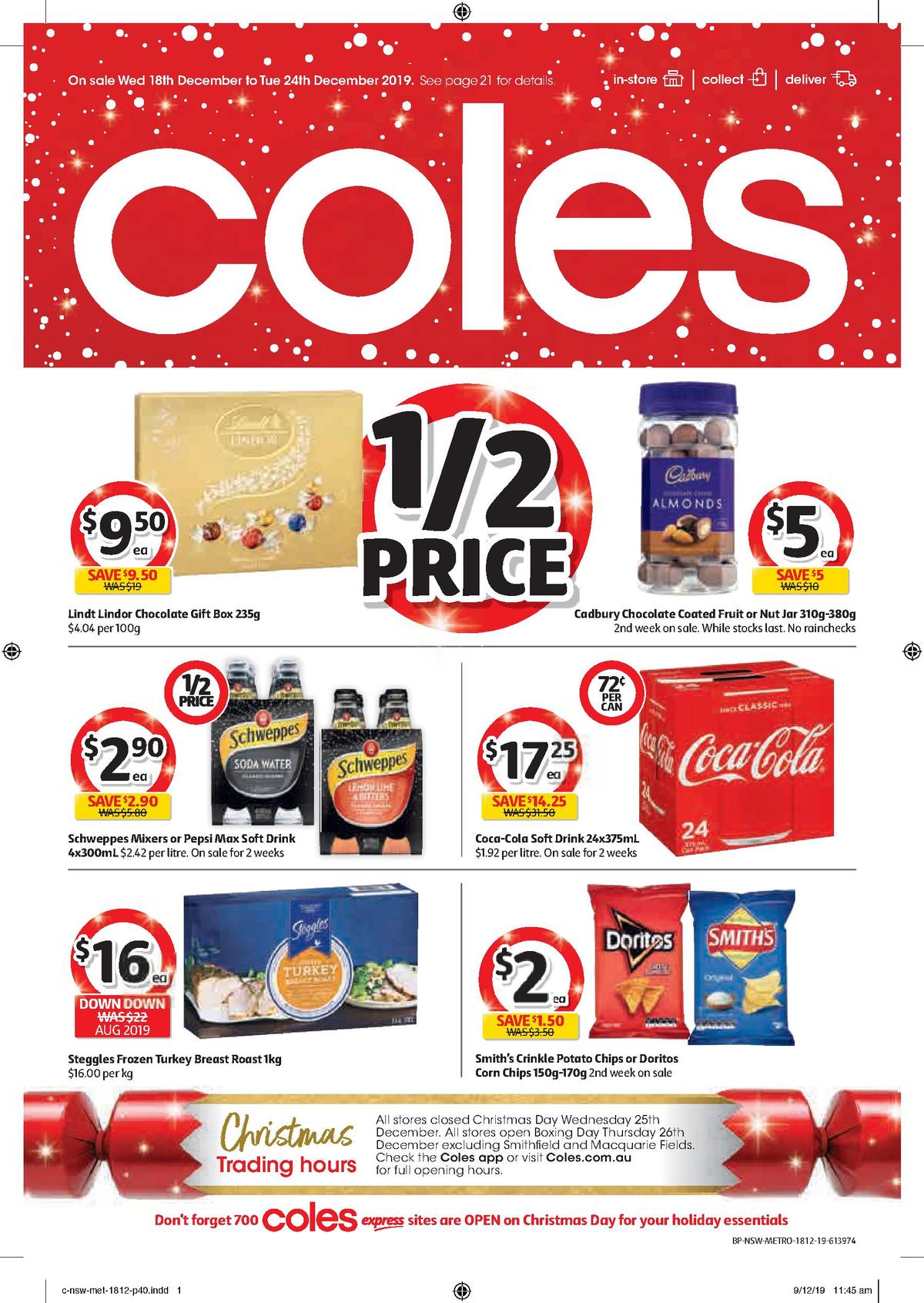 Coles Catalogues from 18 December