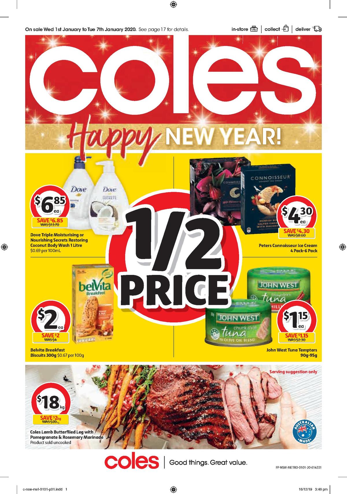Coles Catalogues from 1 January