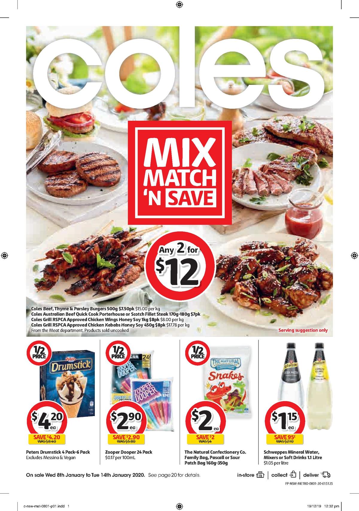 Coles Catalogues from 8 January