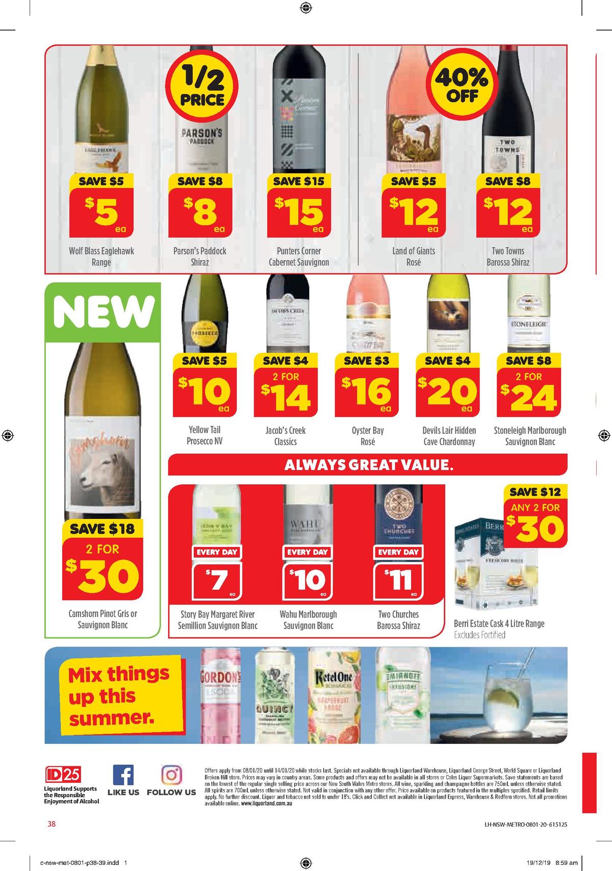 Coles Catalogues from 8 January