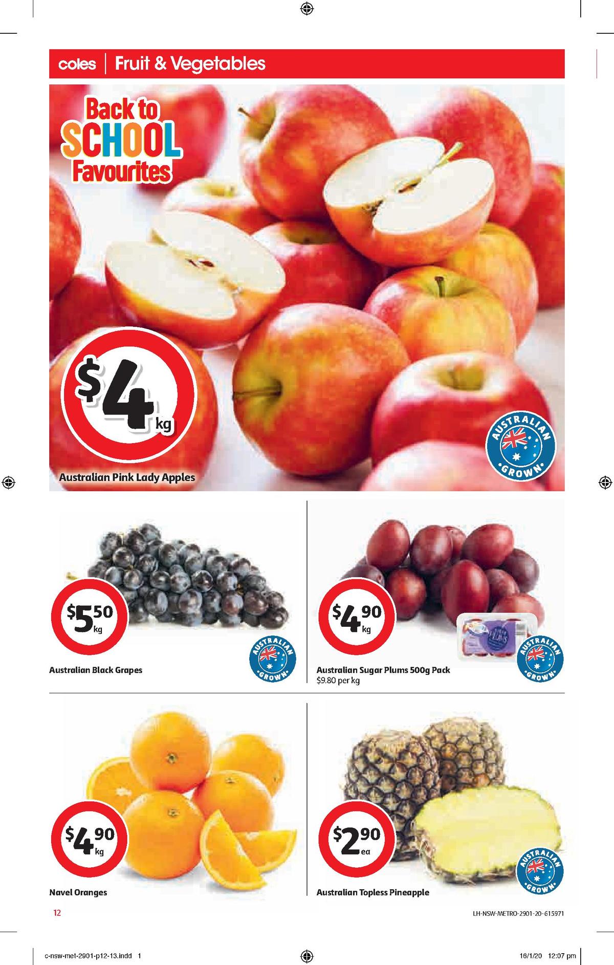 Coles Catalogues from 29 January
