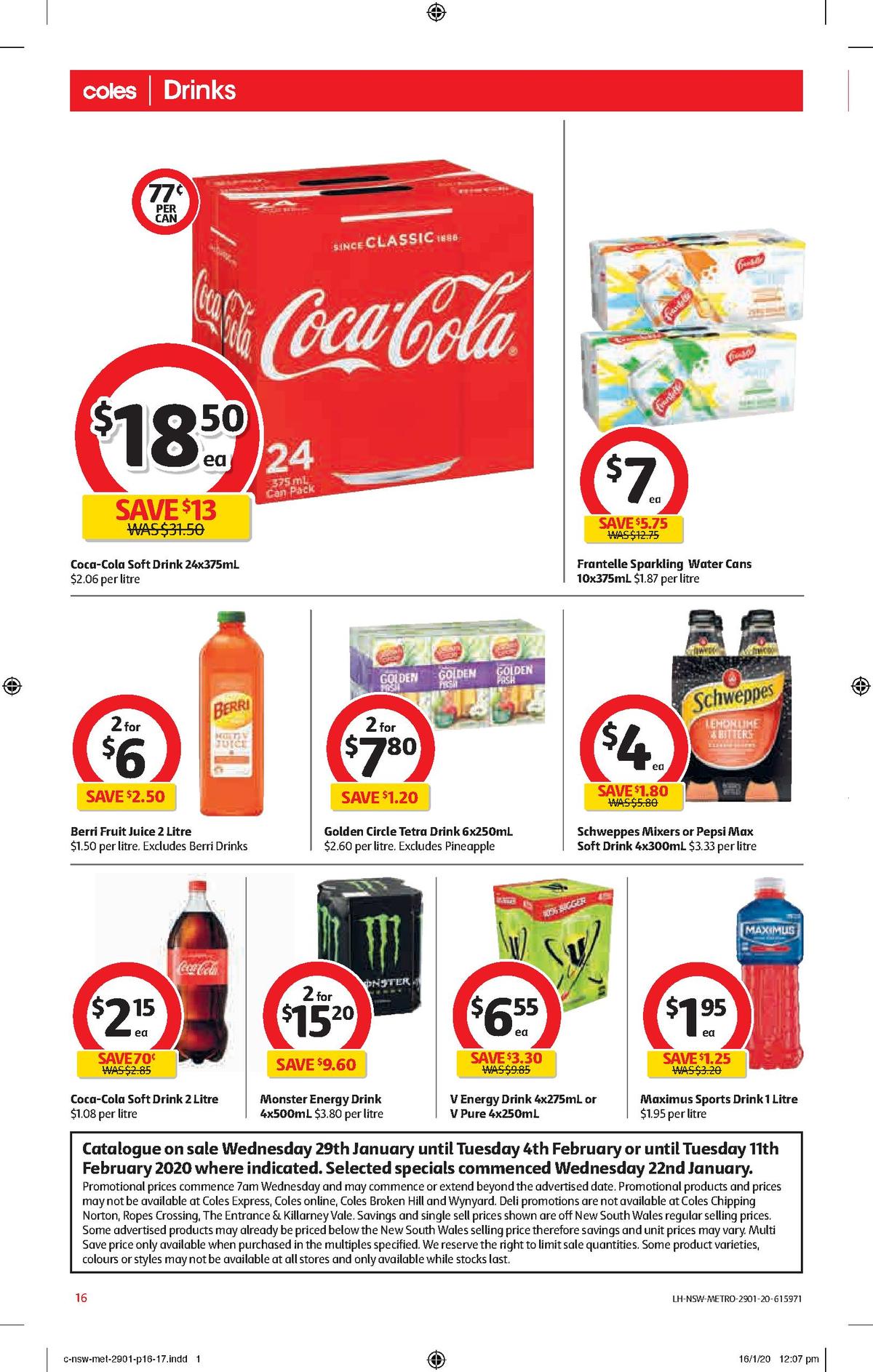 Coles Catalogues from 29 January
