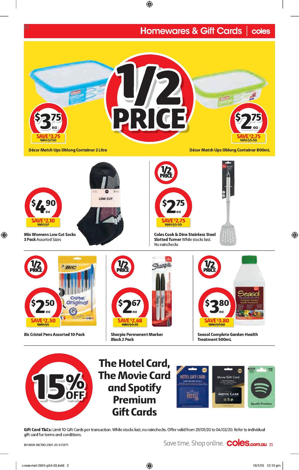 Coles Catalogues from 29 January