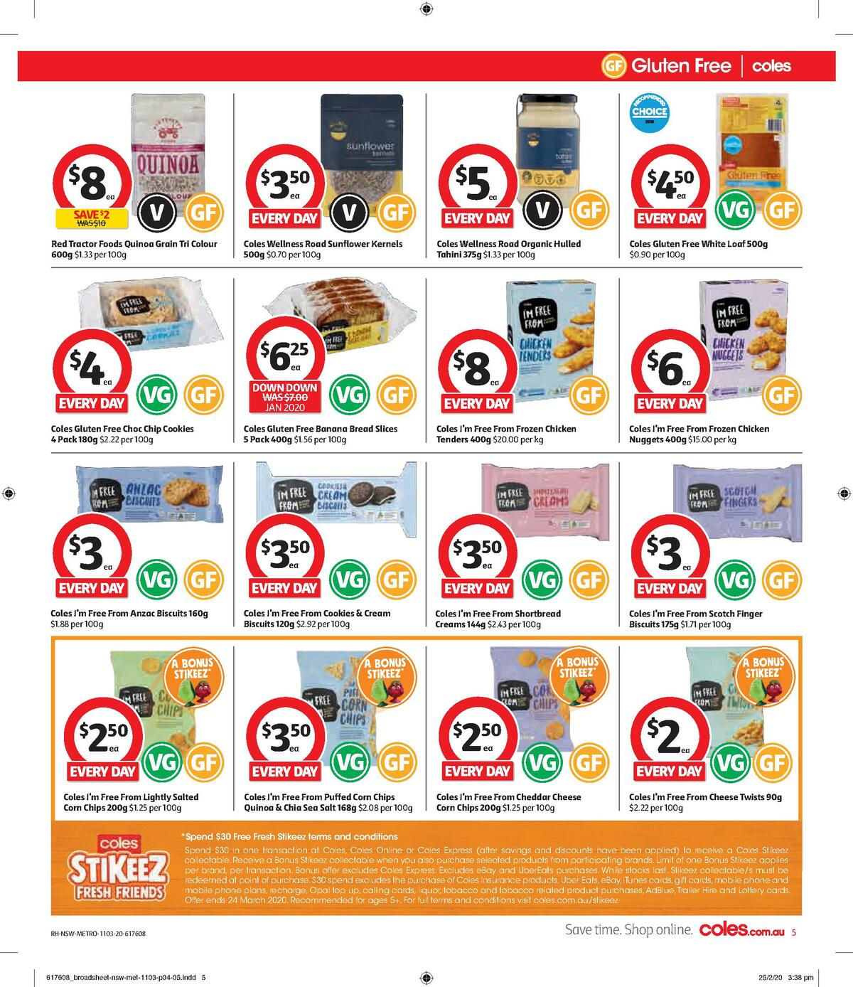 Coles Coeliac Awarness Week Catalogues from 11 March