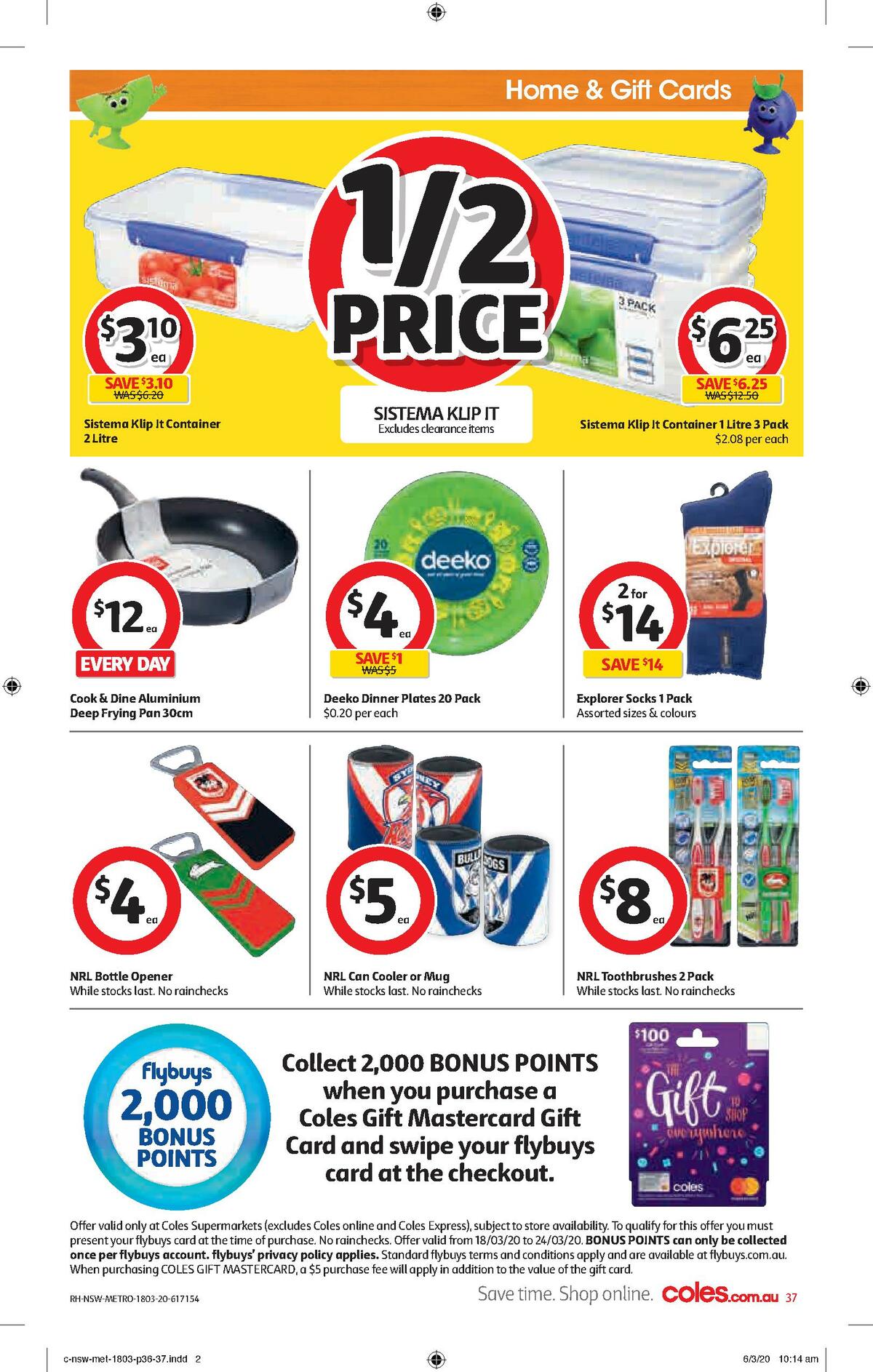 Coles Catalogues from 18 March