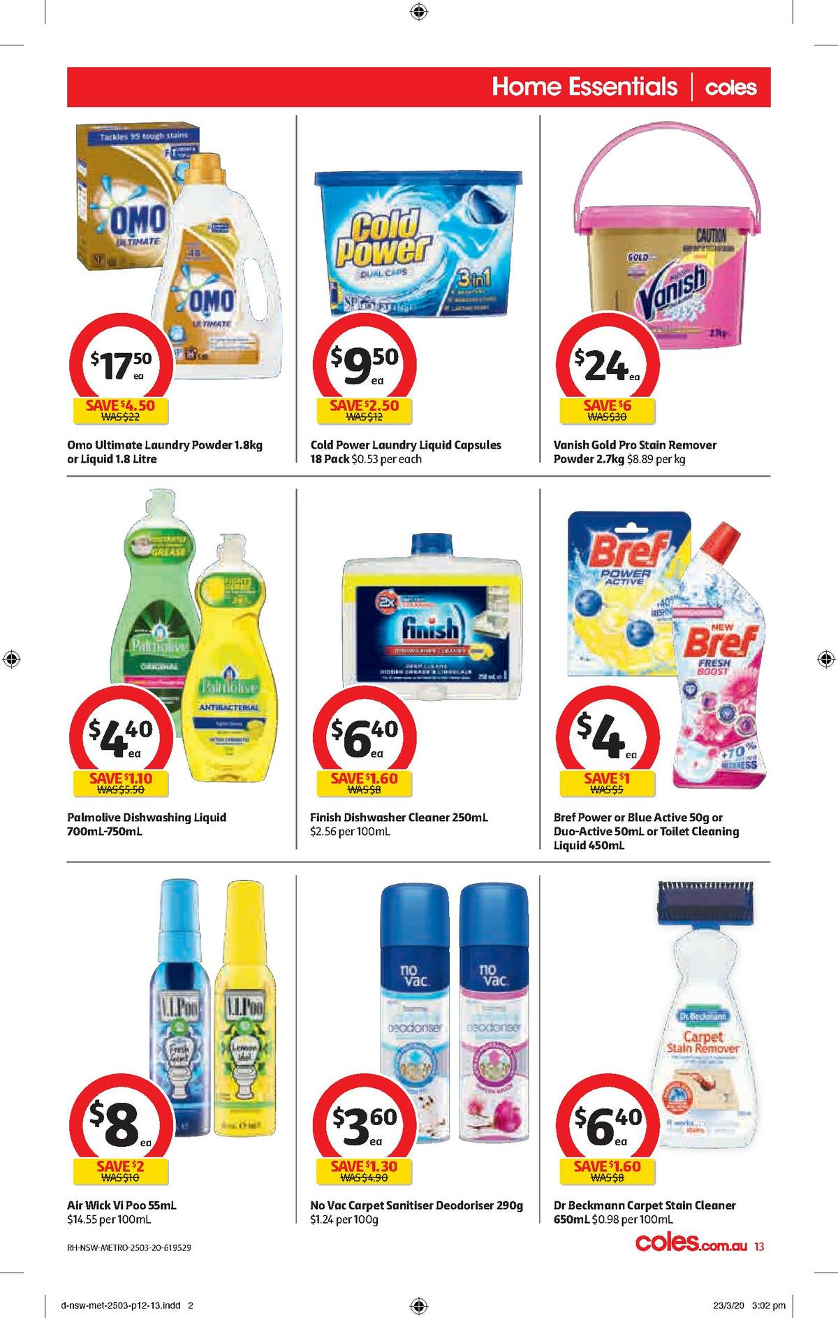 Coles Catalogues from 25 March