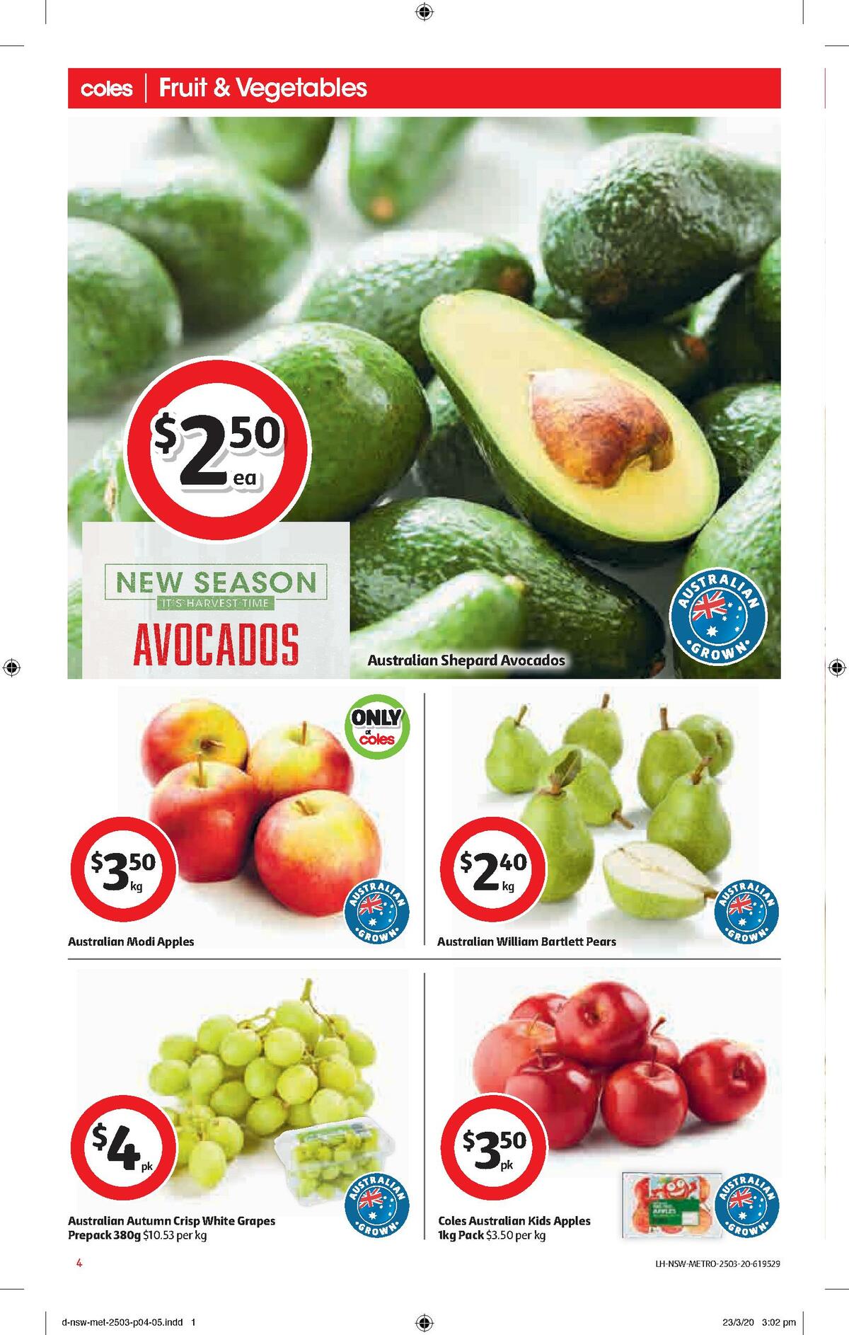 Coles Catalogues from 25 March