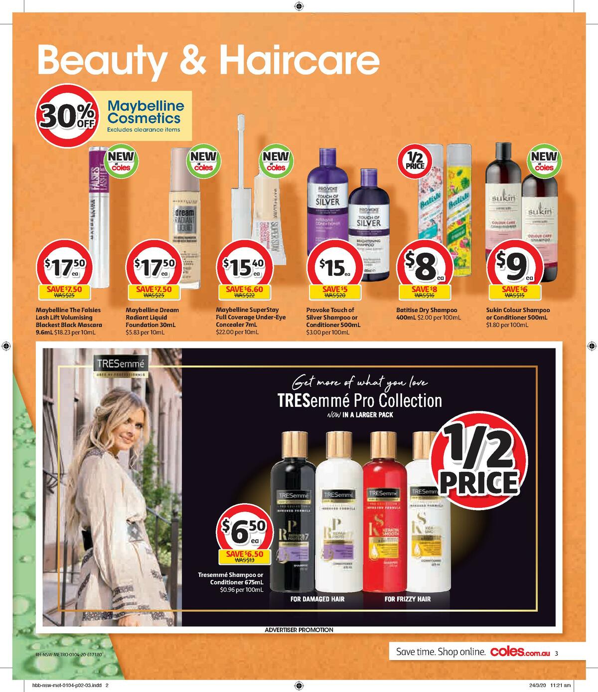 Coles Health & Beauty Catalogues from 1 April