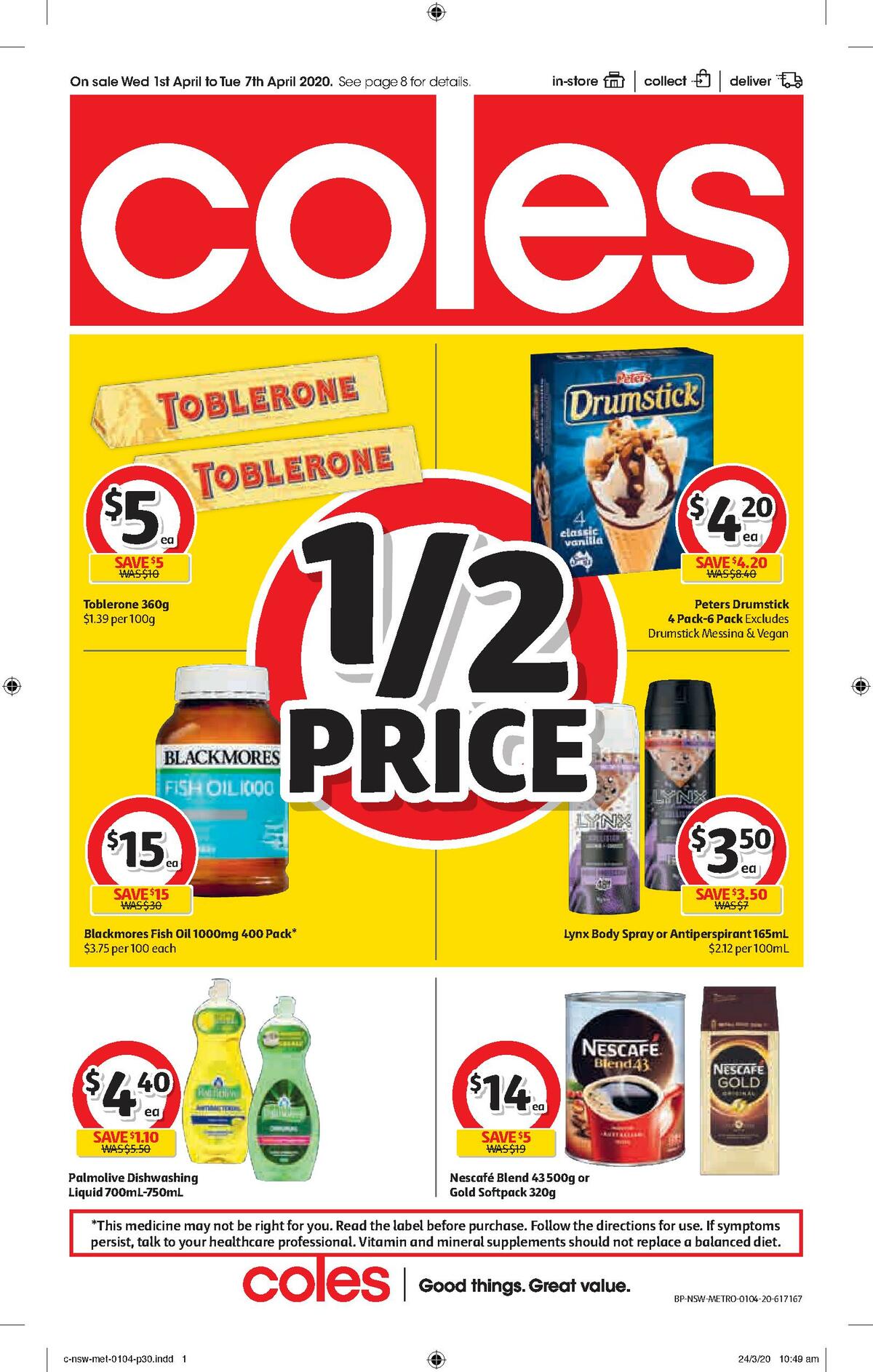 Coles Catalogues from 1 April