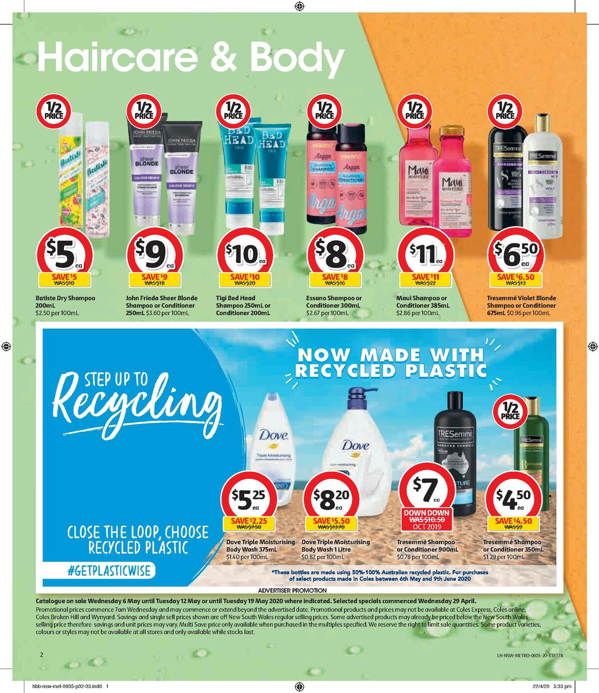 Coles Health & Beauty Catalogues from 6 May