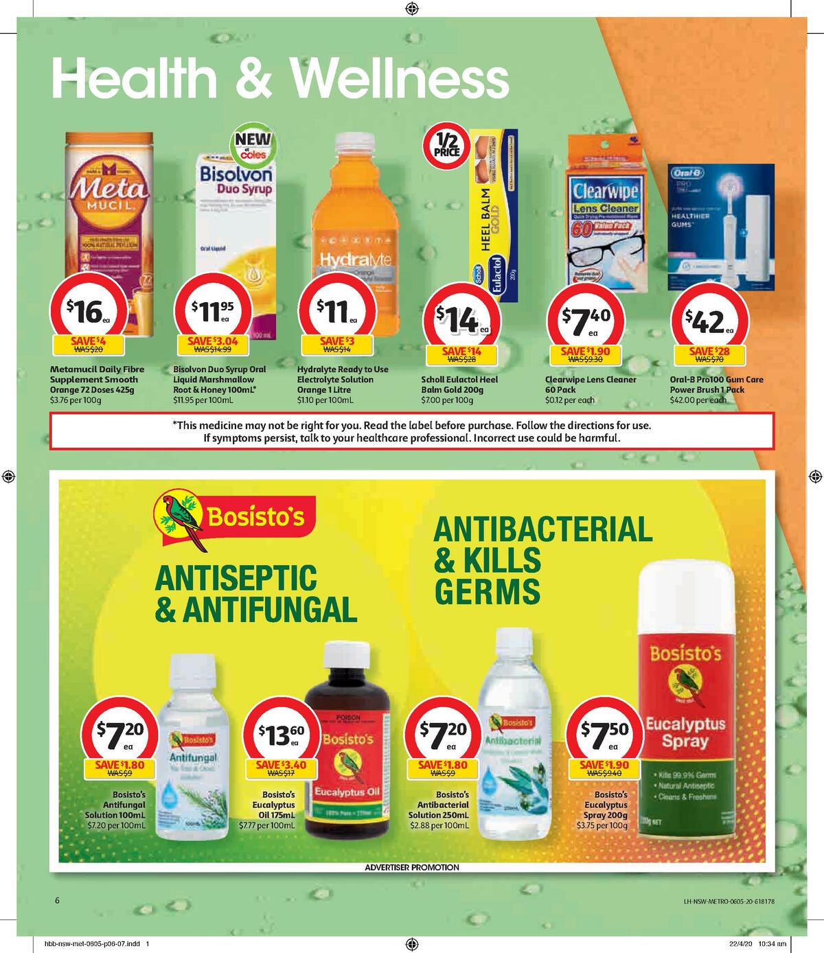 Coles Health & Beauty Catalogues from 6 May