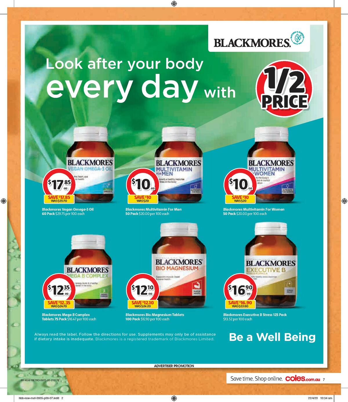 Coles Health & Beauty Catalogues from 6 May