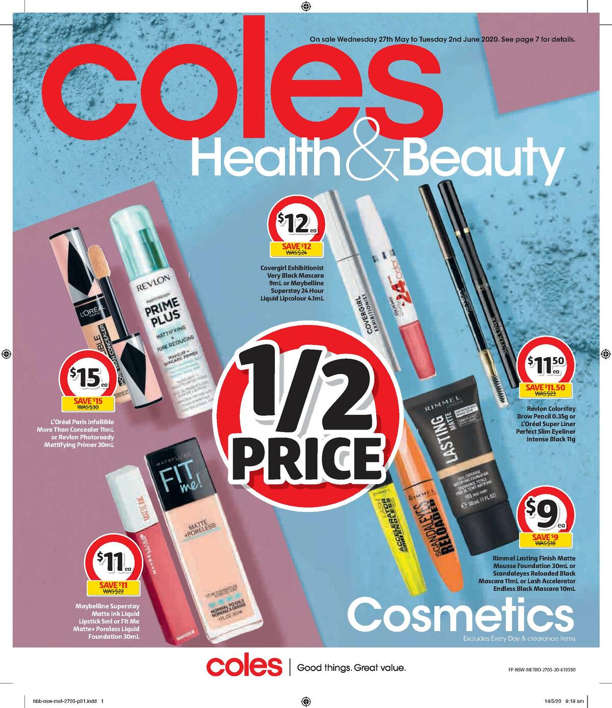 Coles Health & Beauty Catalogues from 27 May