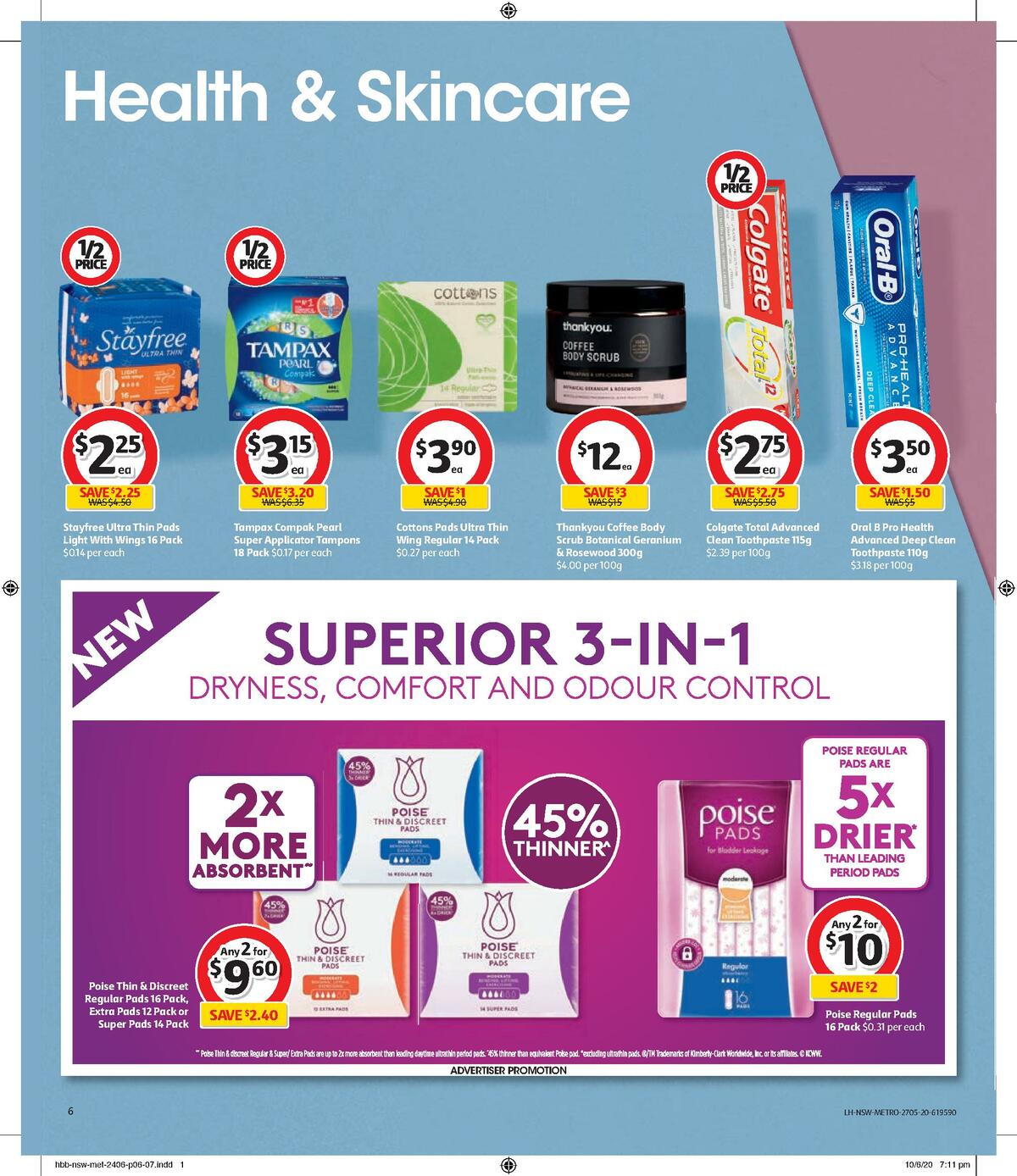 Coles Health & Beauty Catalogues from 24 June